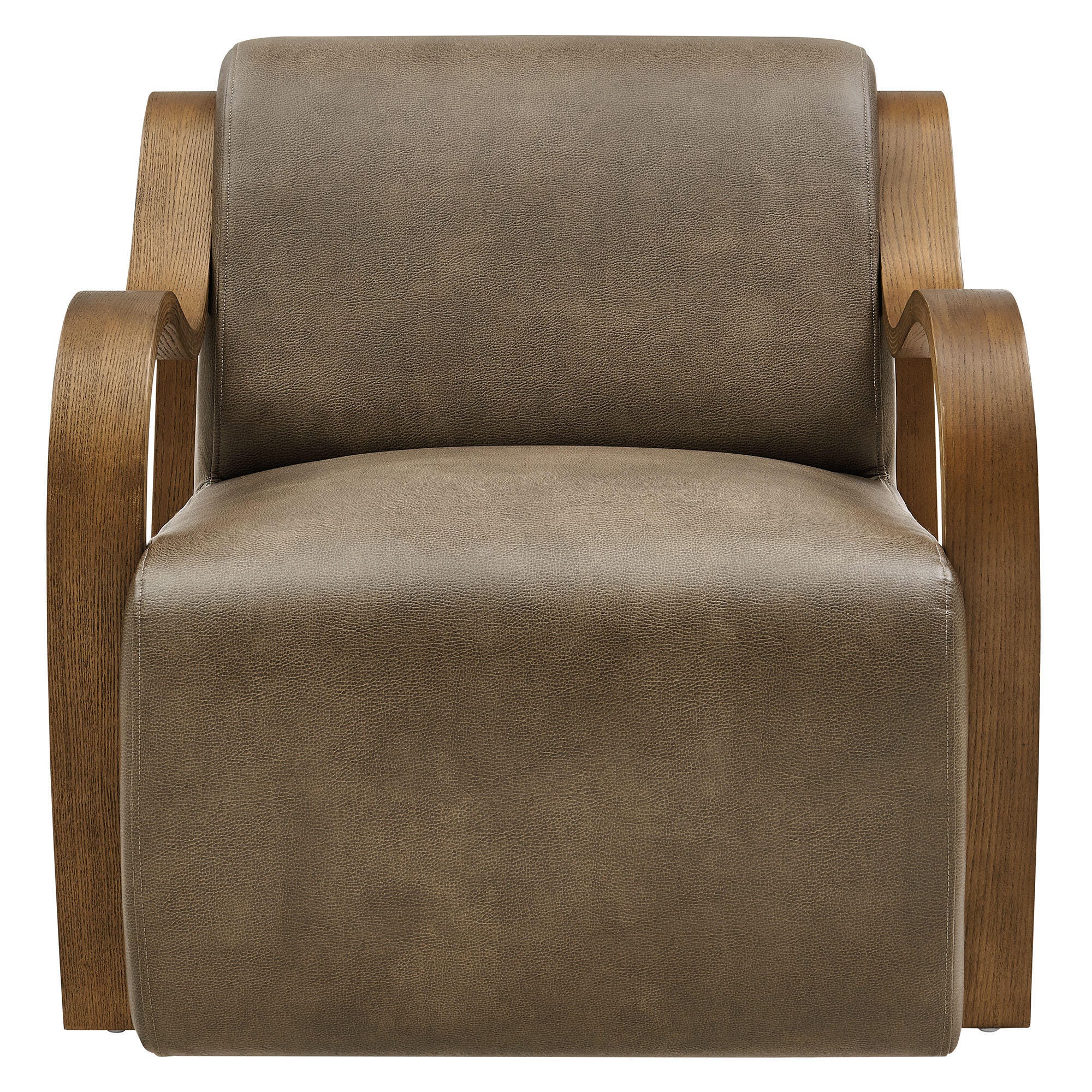 Modway Atrium Accent Chair, Mushroom, large