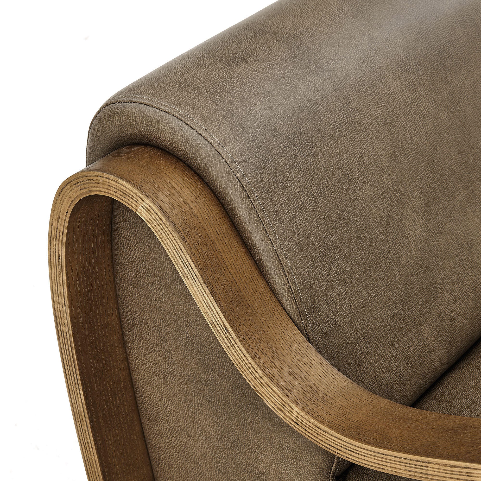 Modway Atrium Accent Chair, Mushroom, large