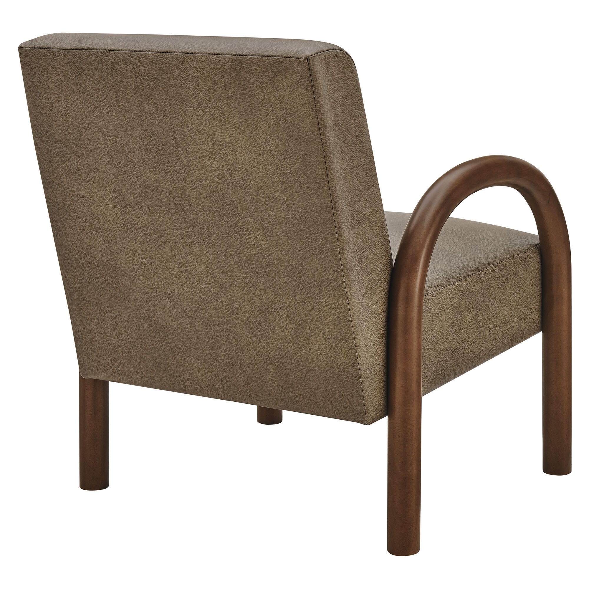Modway Lunet Accent Chair, Mushroom, large