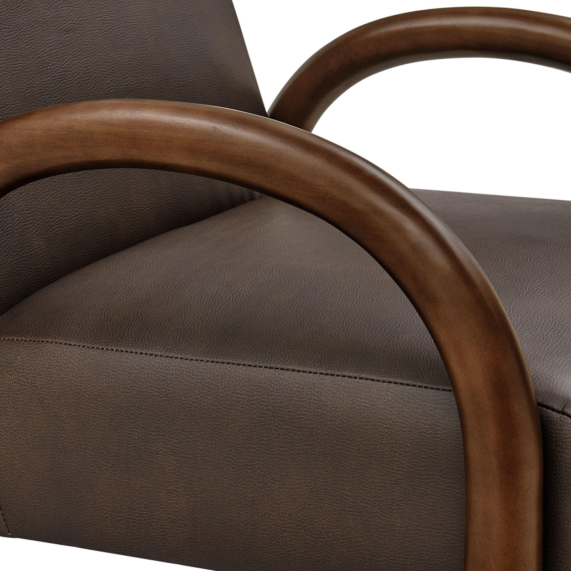 Modway Lunet Accent Chair, Espresso, large