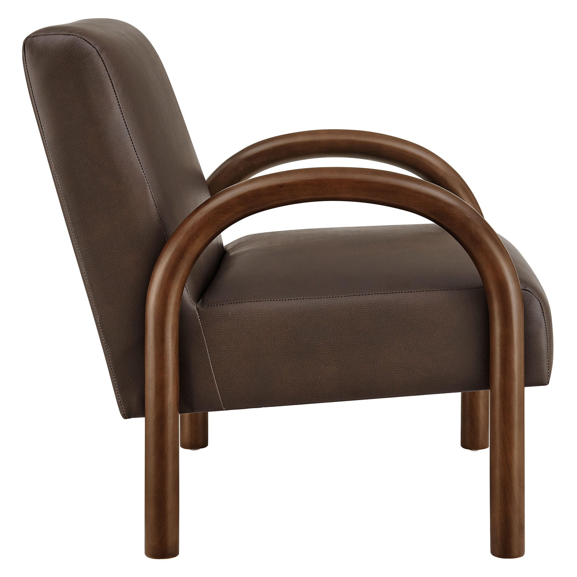 Modway Lunet Accent Chair, Espresso, large