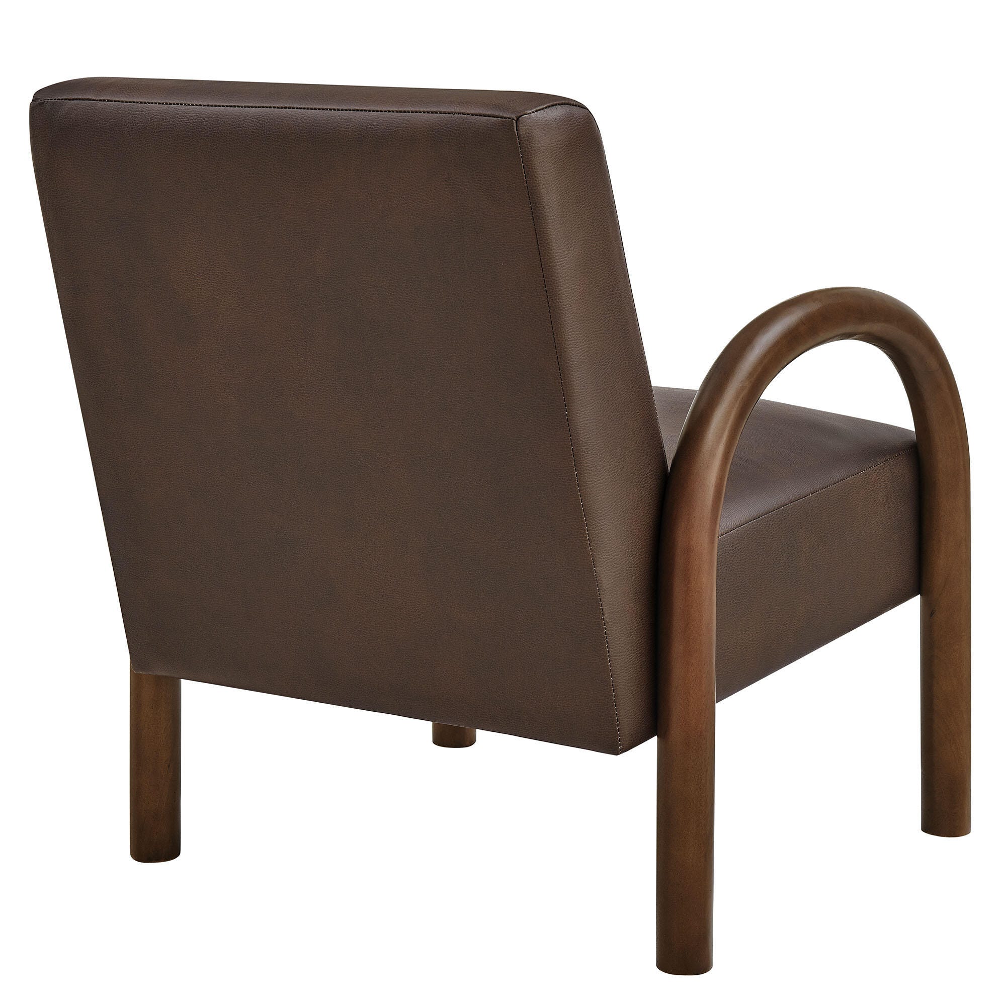 Modway Lunet Accent Chair, Espresso, large