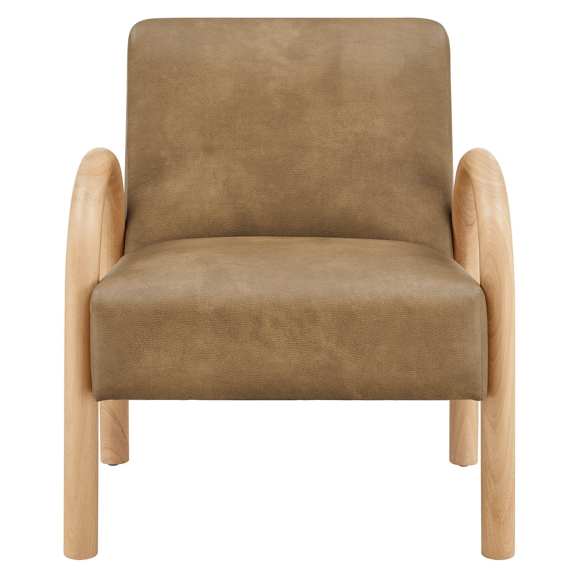 Modway Lunet Accent Chair, Toast, large