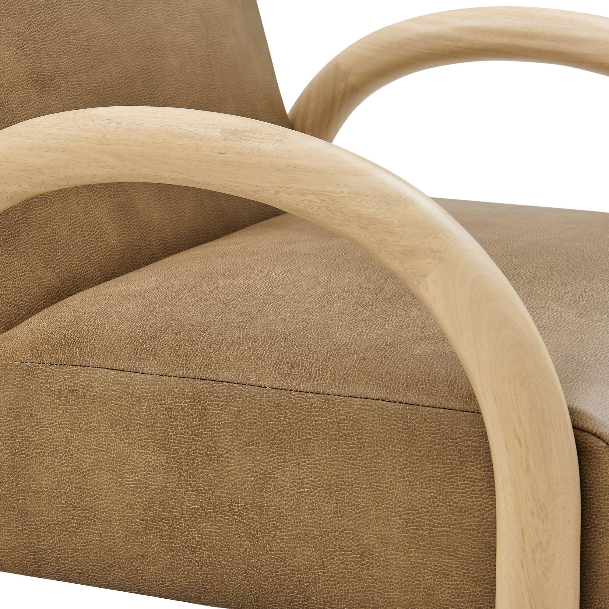 Modway Lunet Accent Chair, Toast, large