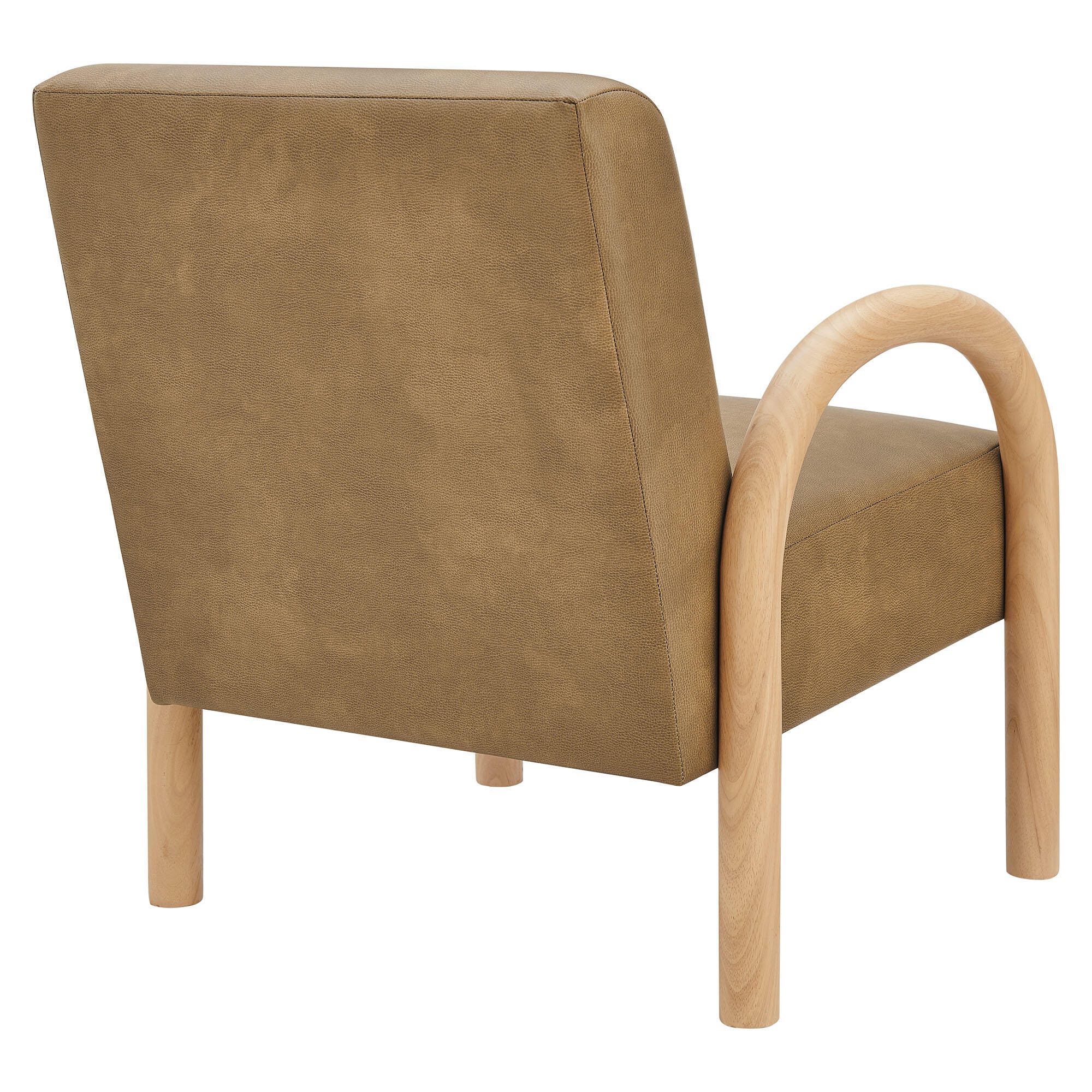 Modway Lunet Accent Chair, Toast, large