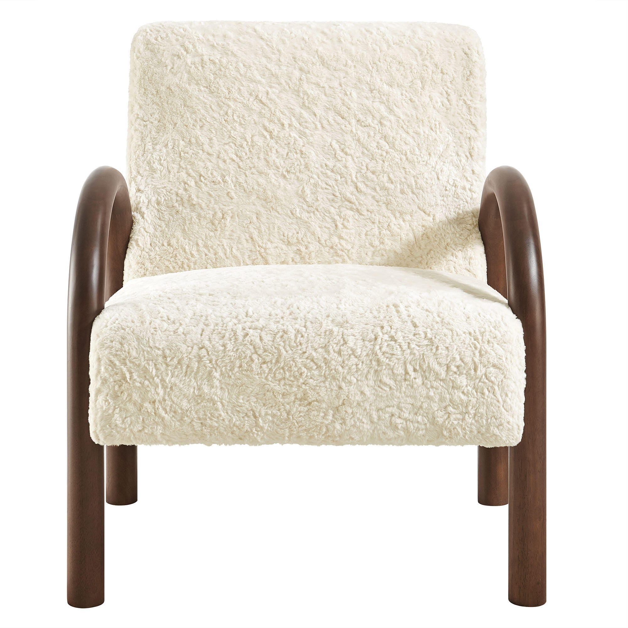Modway Lunet Accent Armchair, Ecru, large