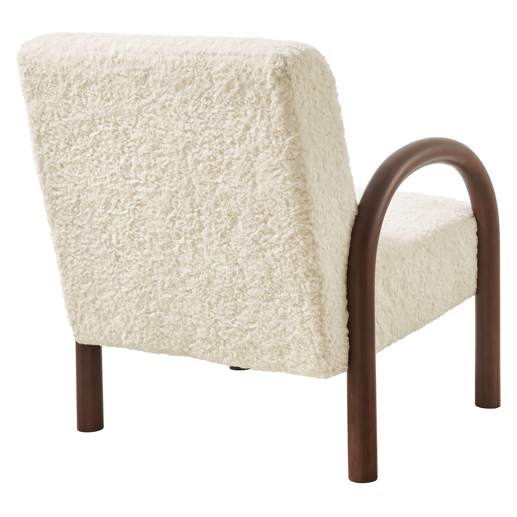 Modway Lunet Accent Armchair, Ecru, large