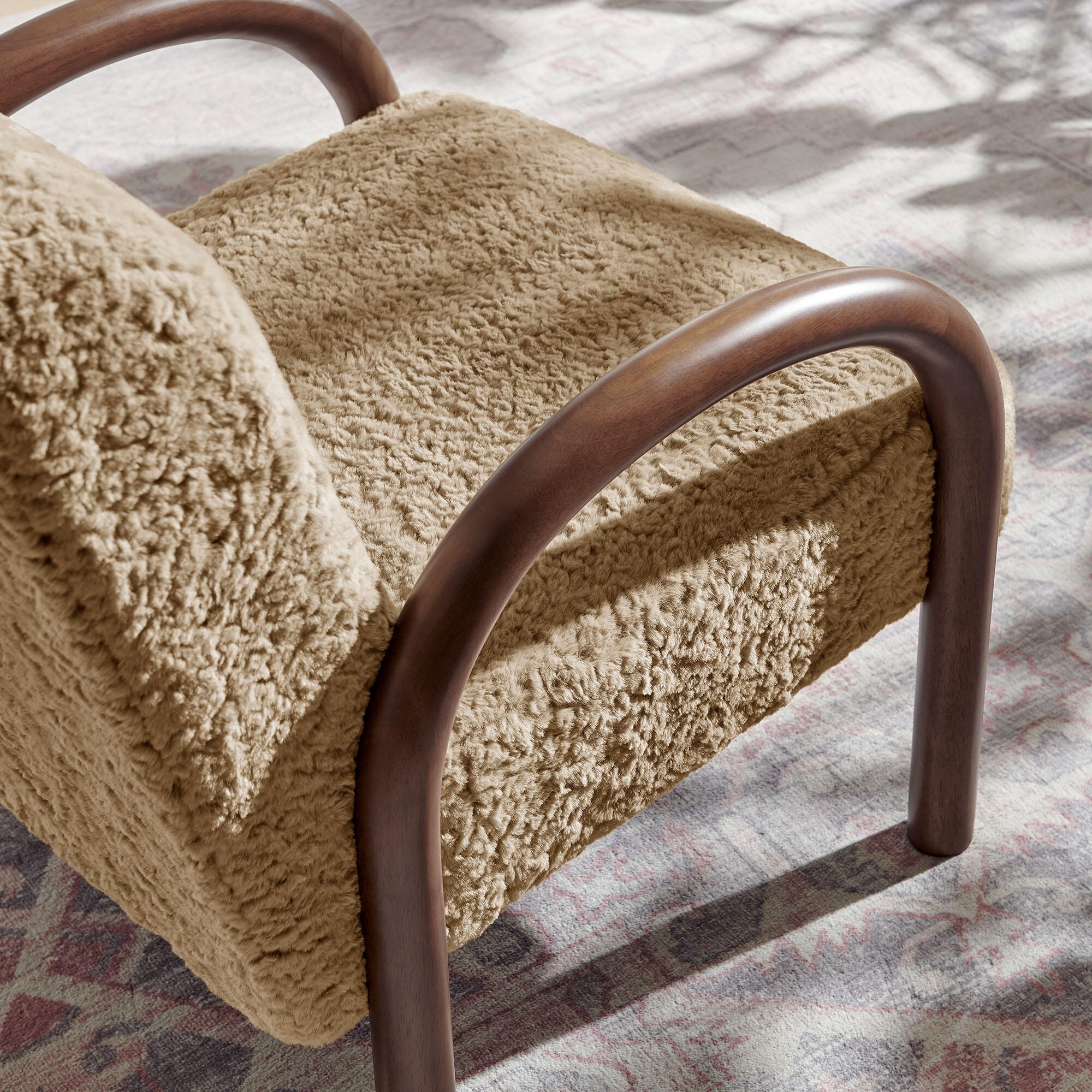 Modway Lunet Accent Armchair, Sand, large
