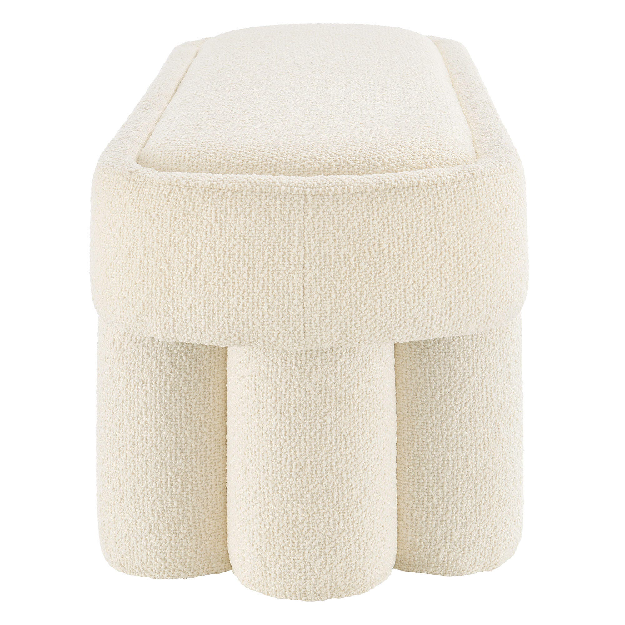 Modway Mossi Bench, Cream, large