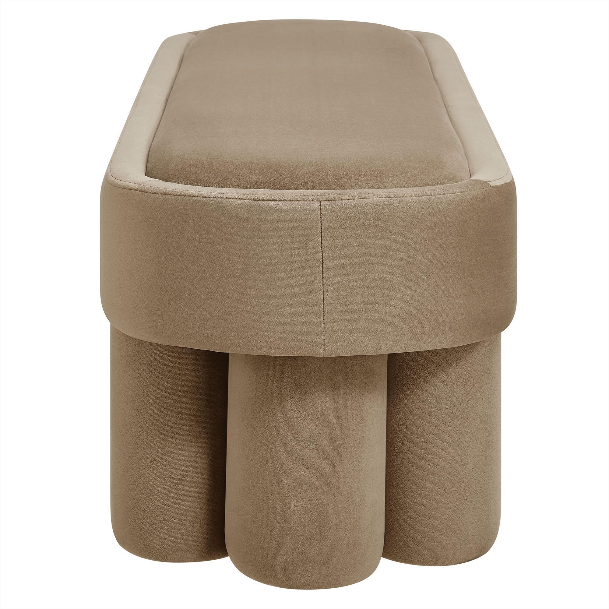 Modway Mossi Accent Bench, Taupe, large