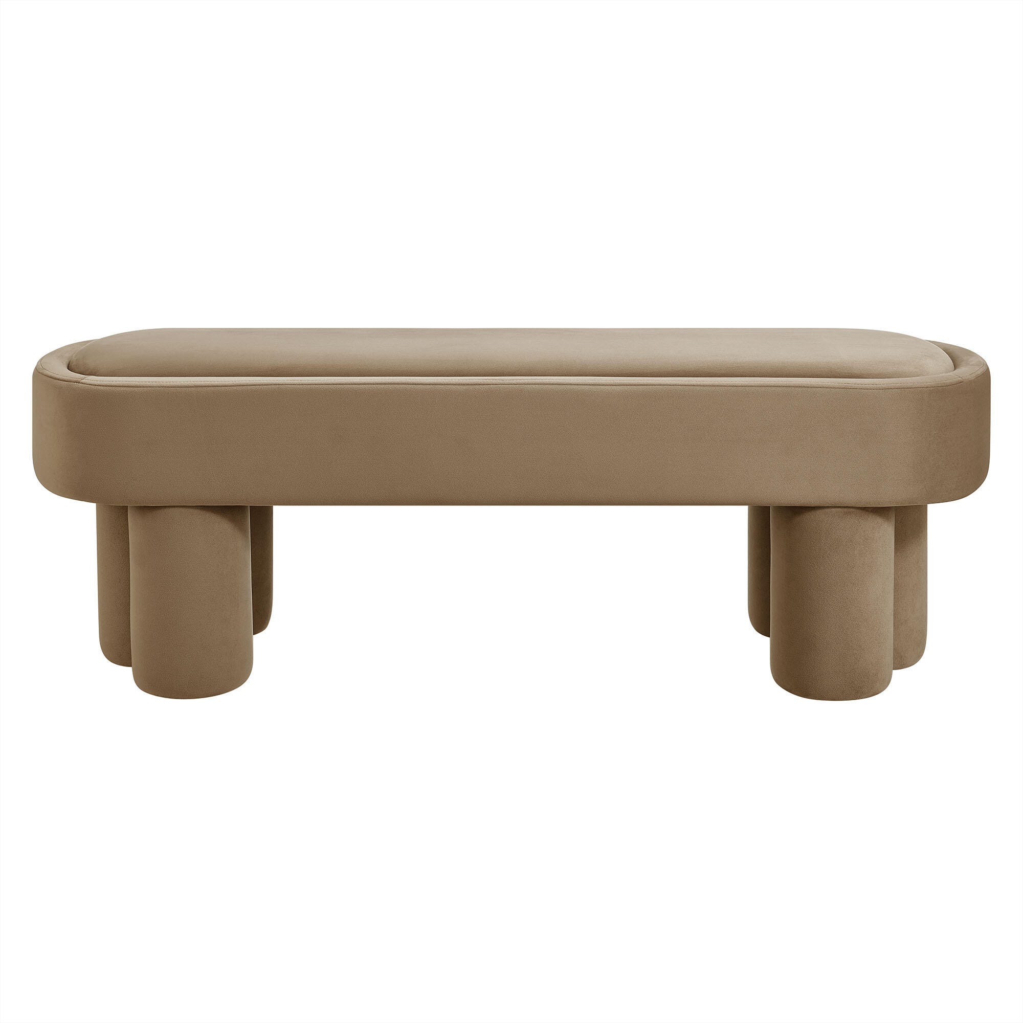 Modway Mossi Accent Bench, Taupe, large