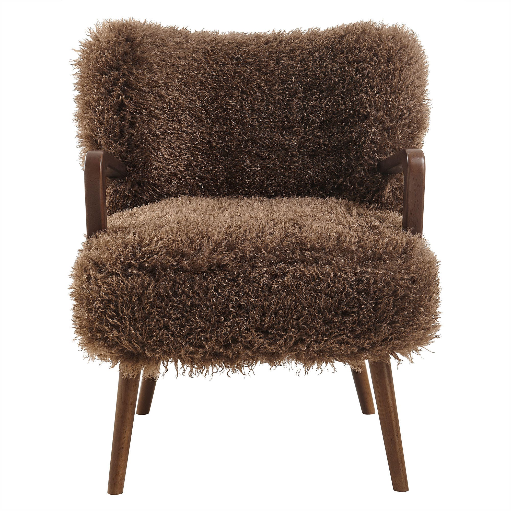 Modway Zerra Accent Armchair, Brown, large