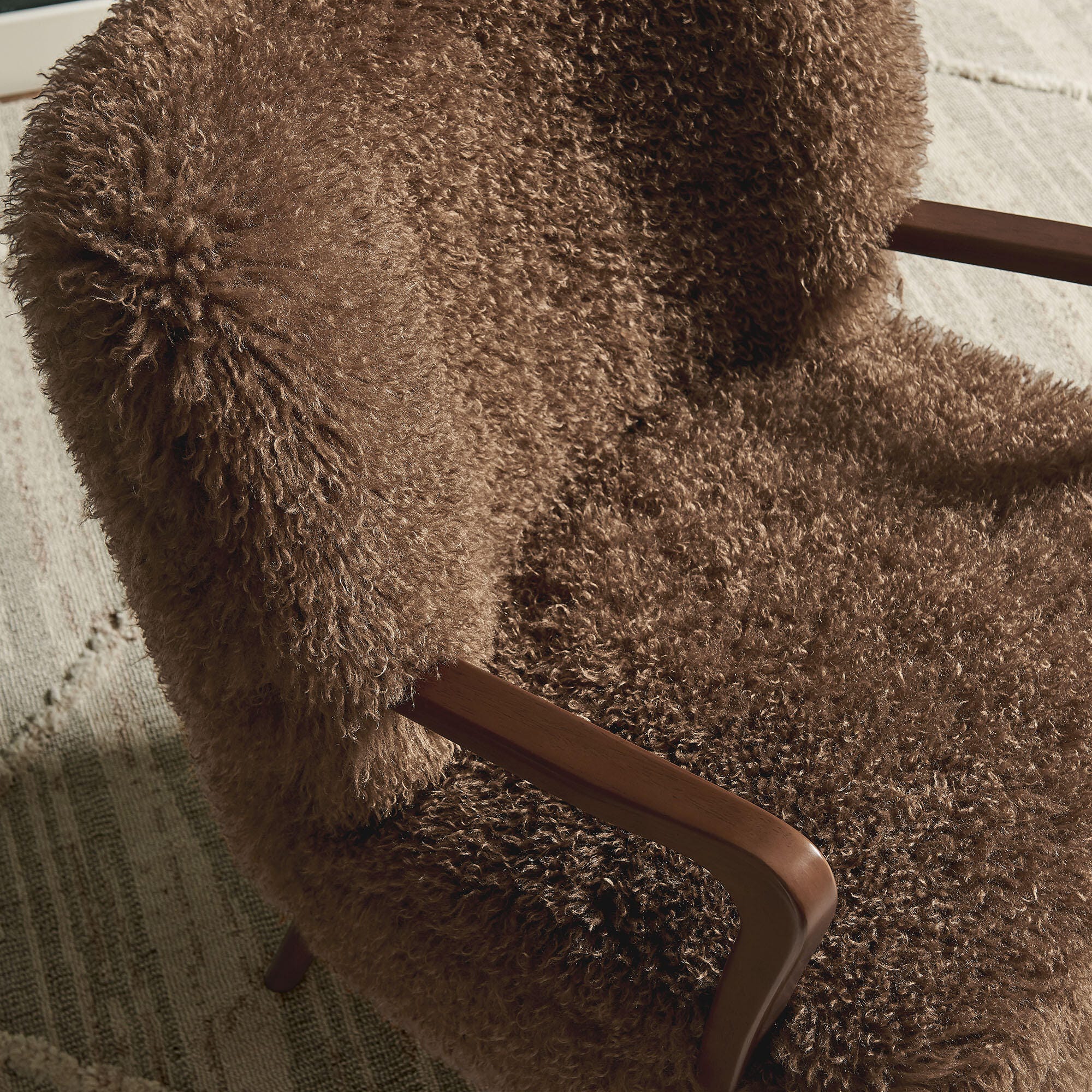 Modway Zerra Accent Armchair, Brown, large