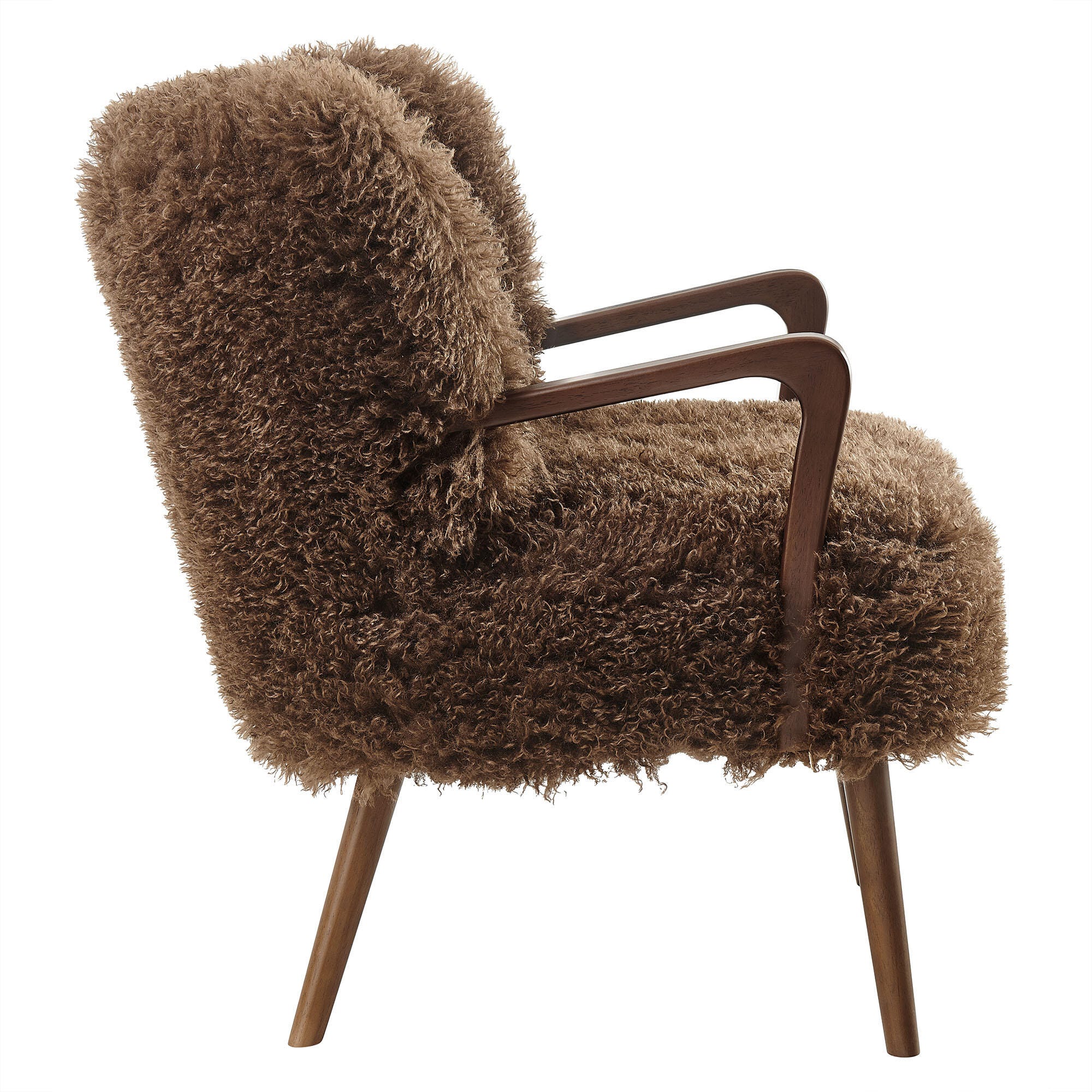 Modway Zerra Accent Armchair, Brown, large