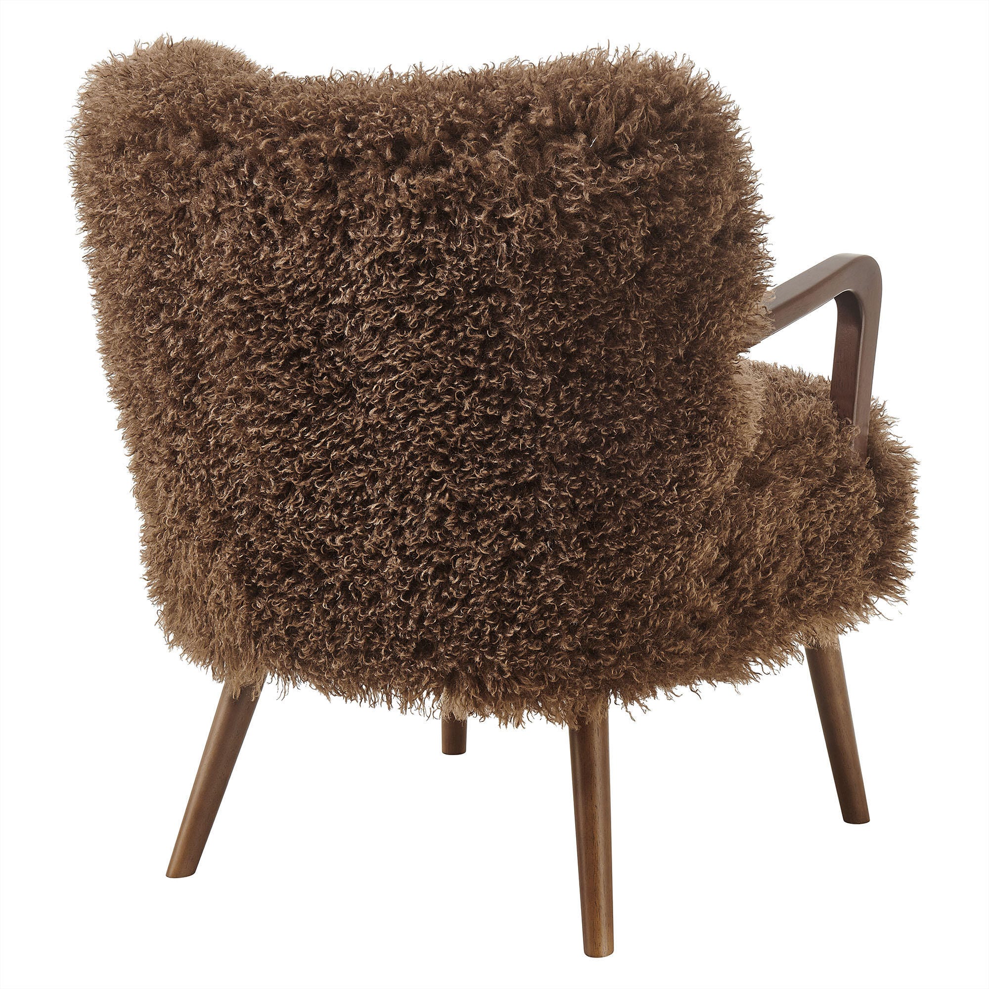 Modway Zerra Accent Armchair, Brown, large
