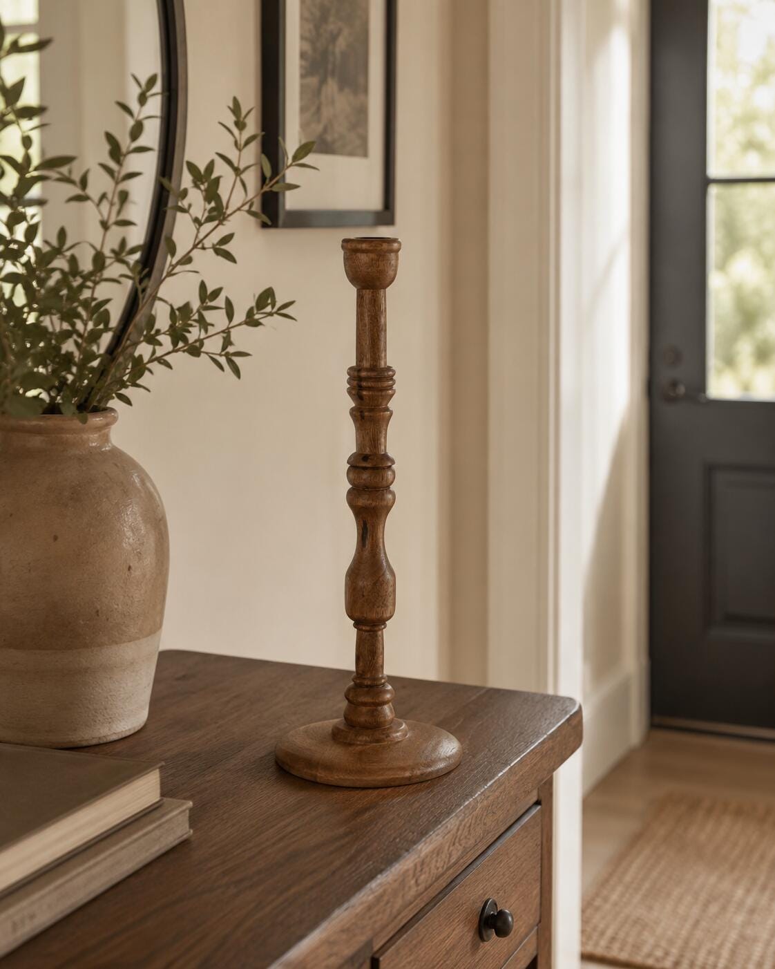 Storied Home Tall Taper Candle Holder, , rollover