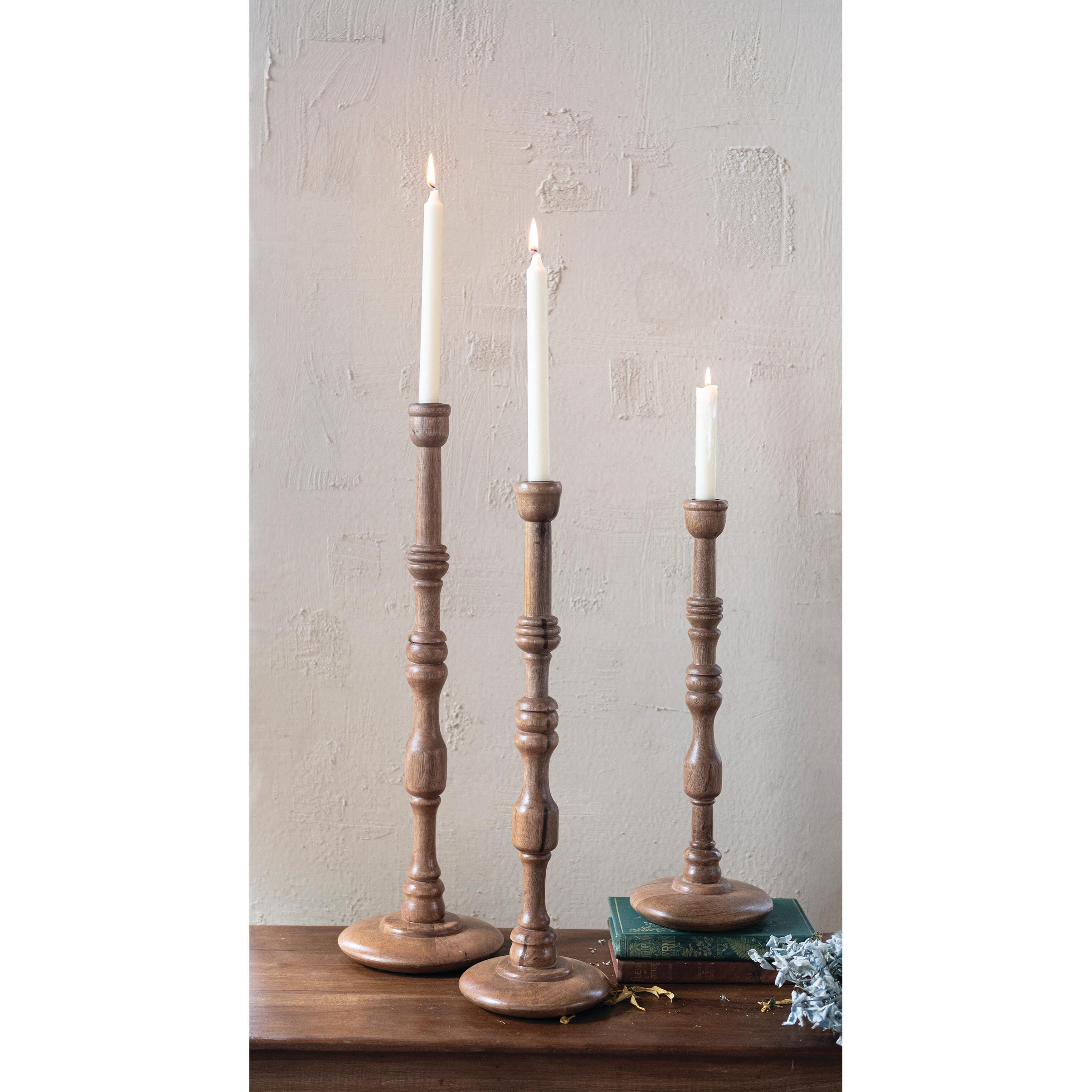Storied Home Tall Taper Candle Holder, , large