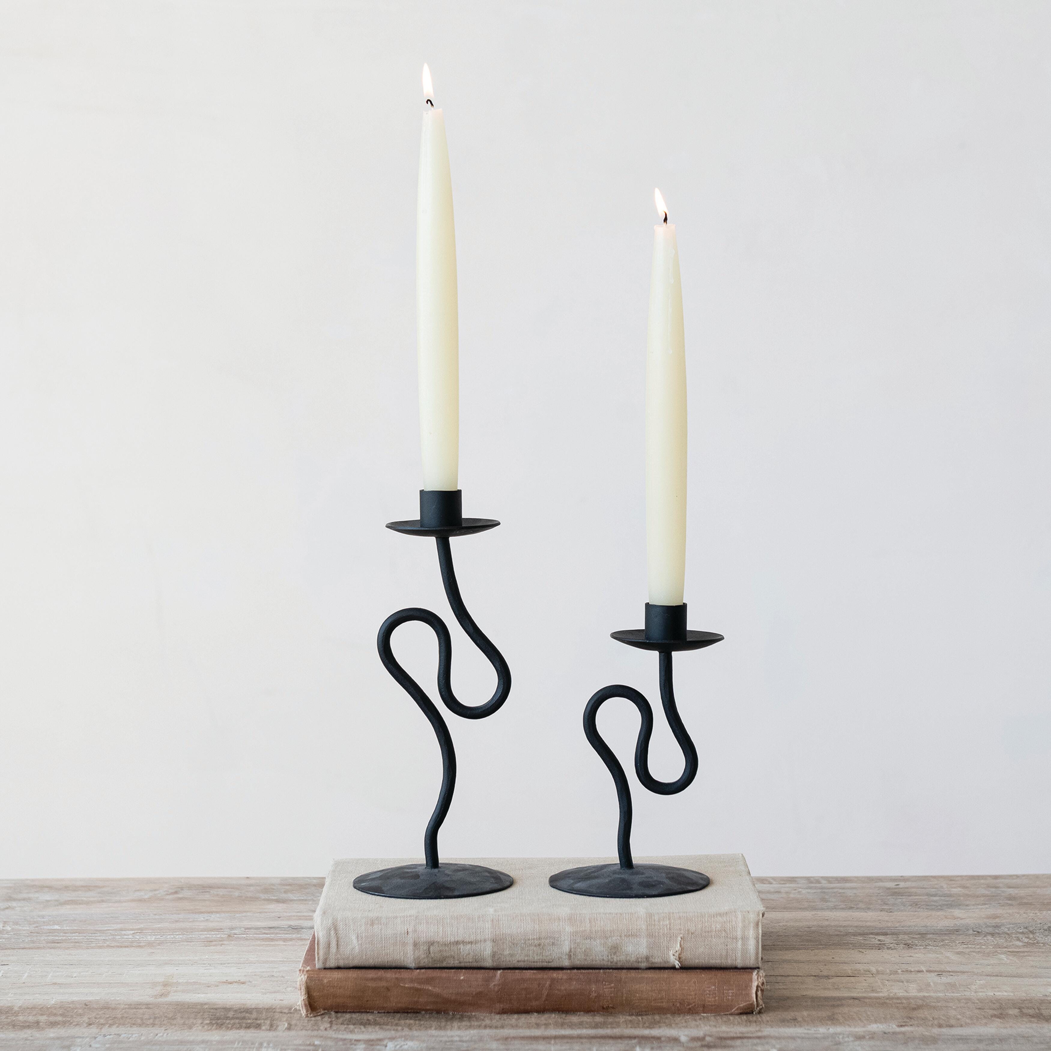 Storied Home Abstract Candle Holder, , rollover