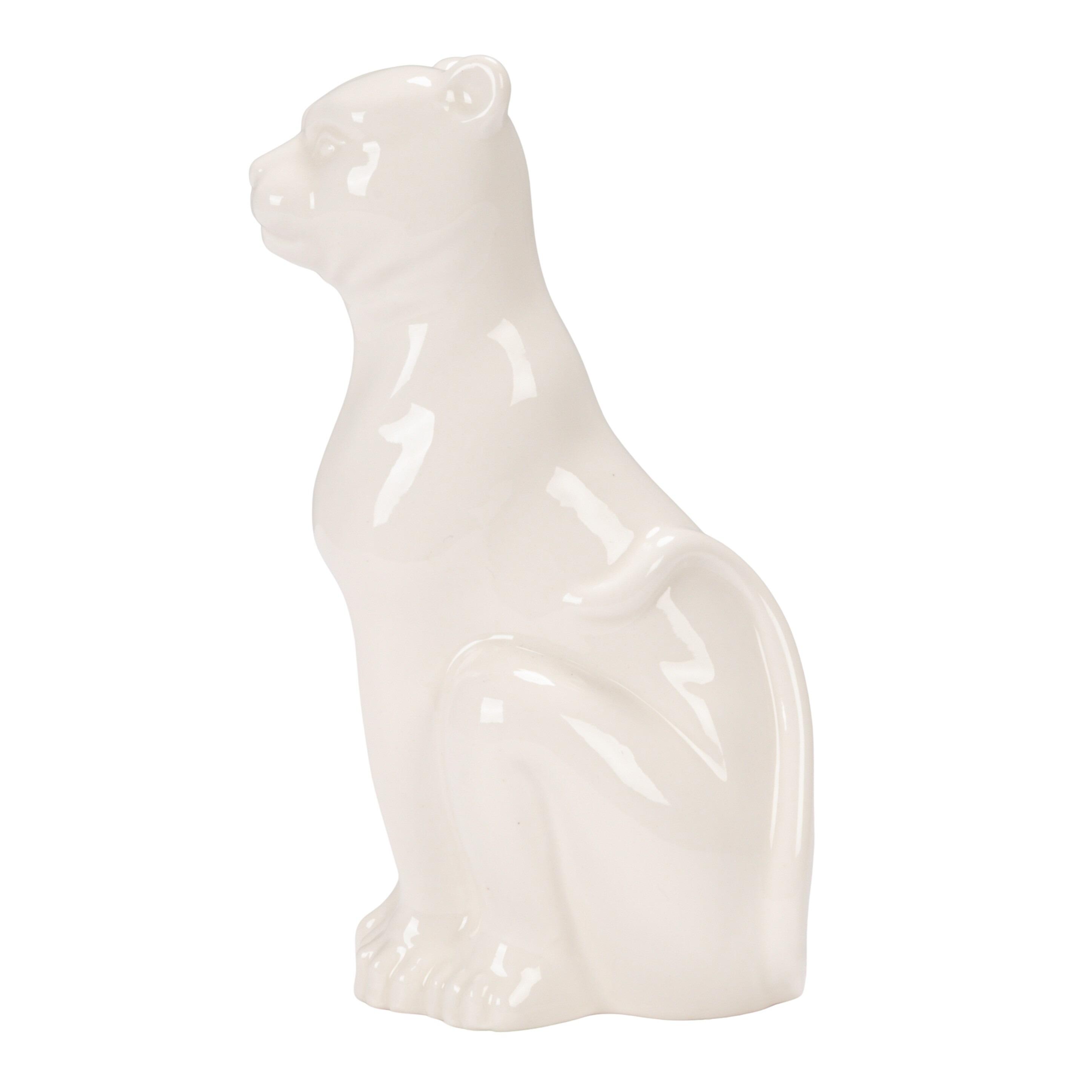Storied Home Leopard Shaped Taper Candle Holder, , large