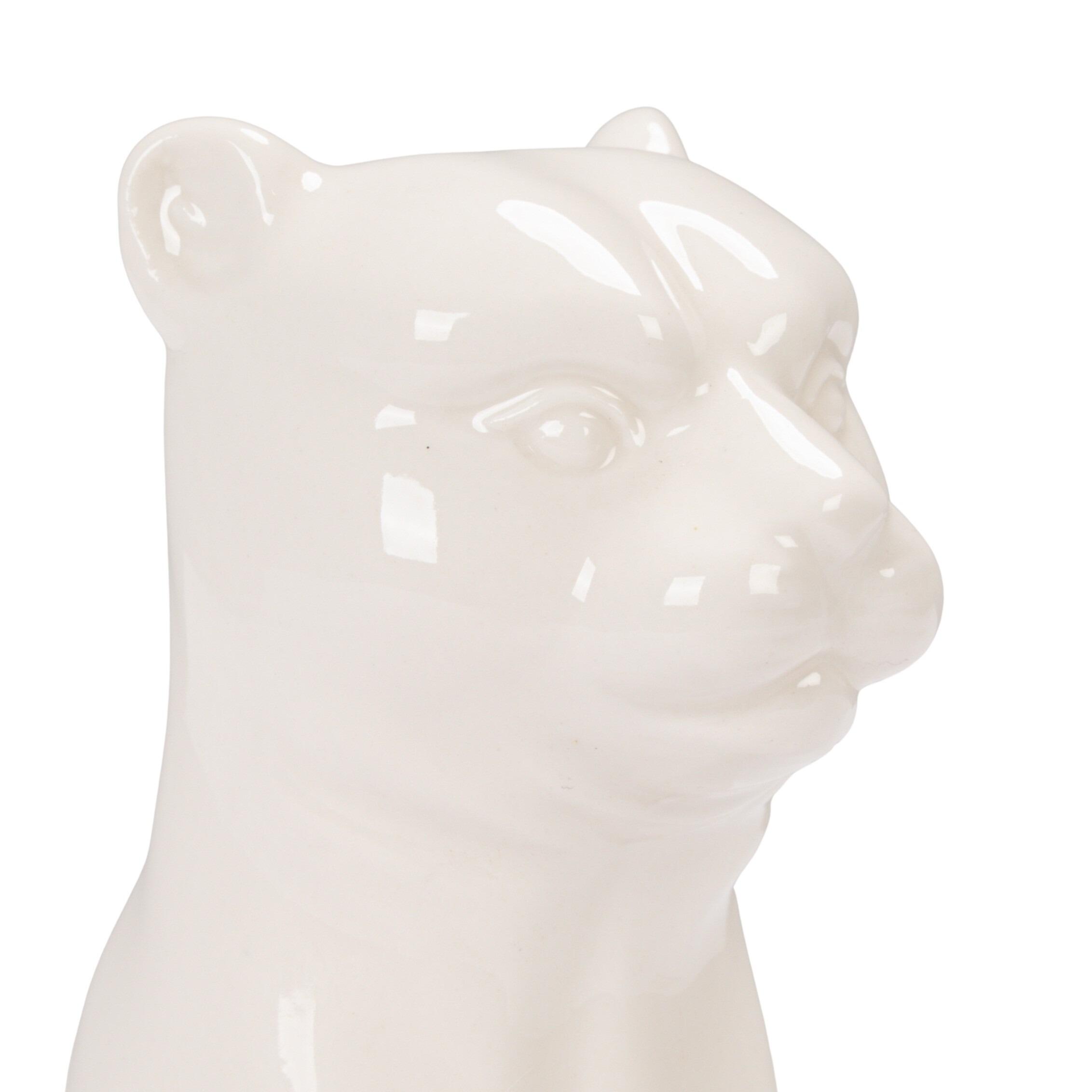 Storied Home Leopard Shaped Taper Candle Holder, , large
