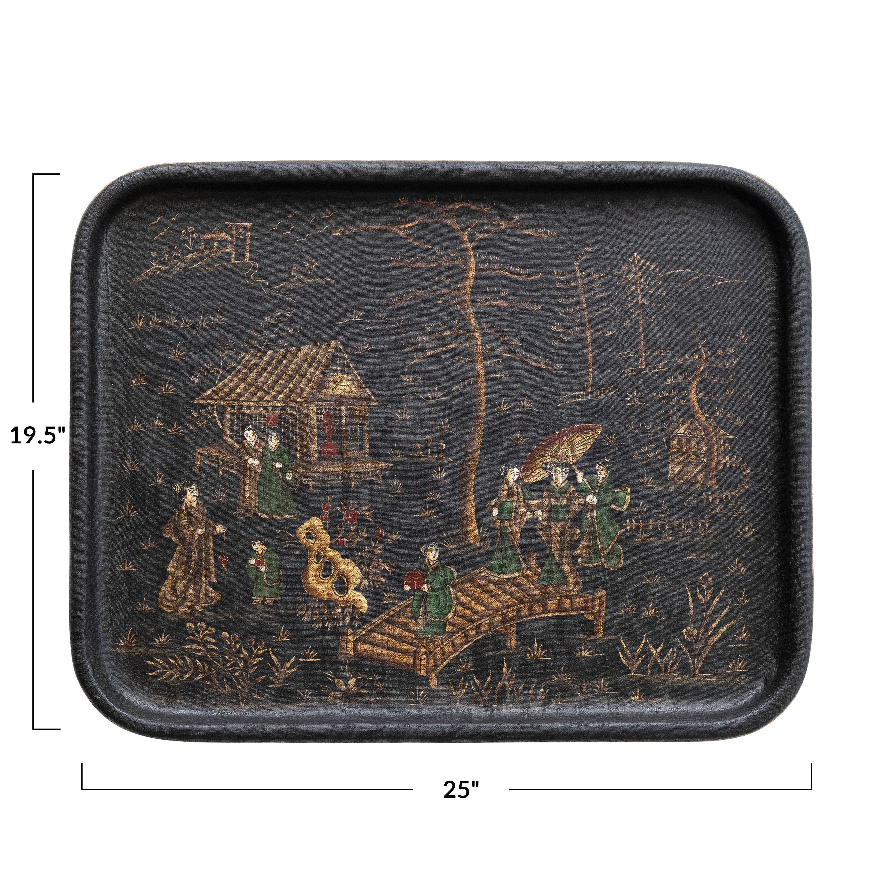 Storied Home Decorative Tray, , large
