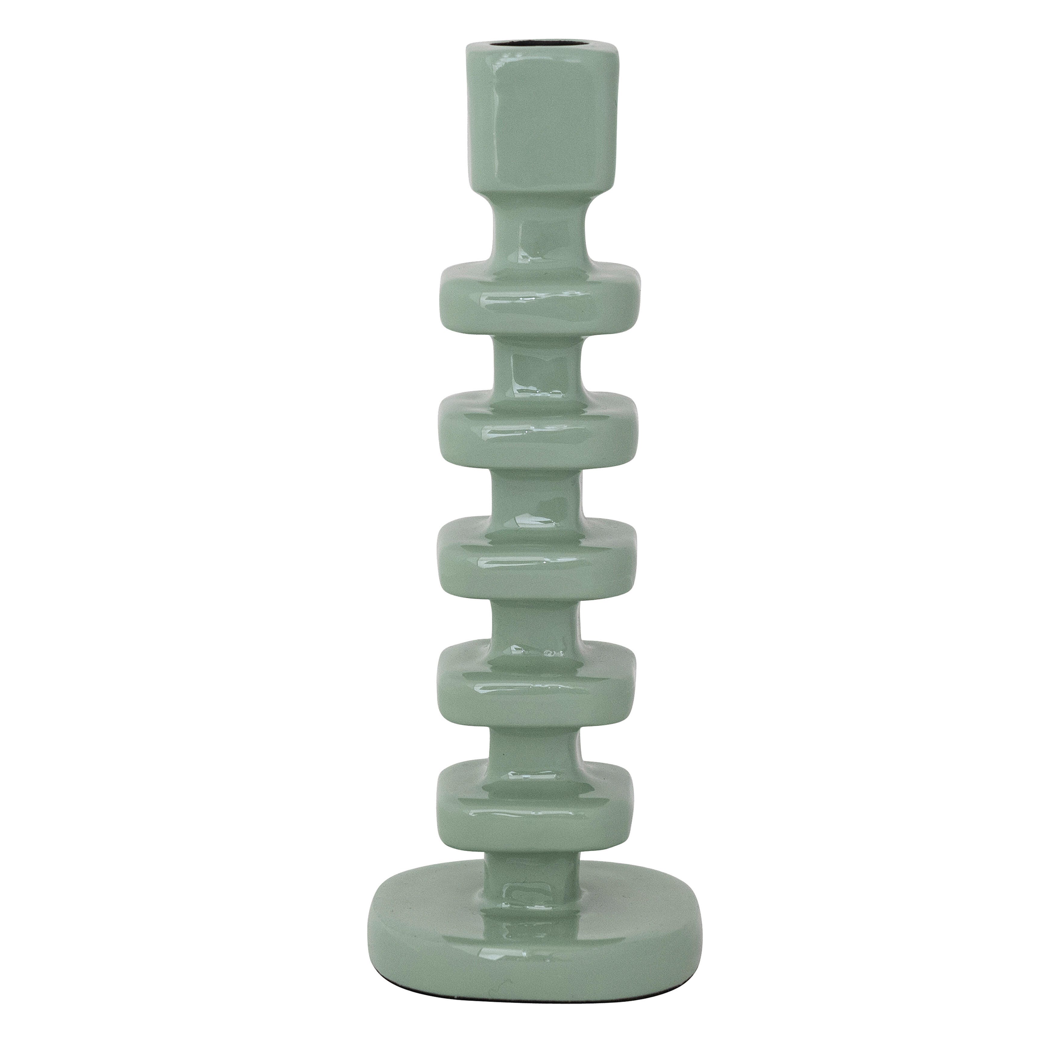Storied Home Square Taper Candle Holder, , large