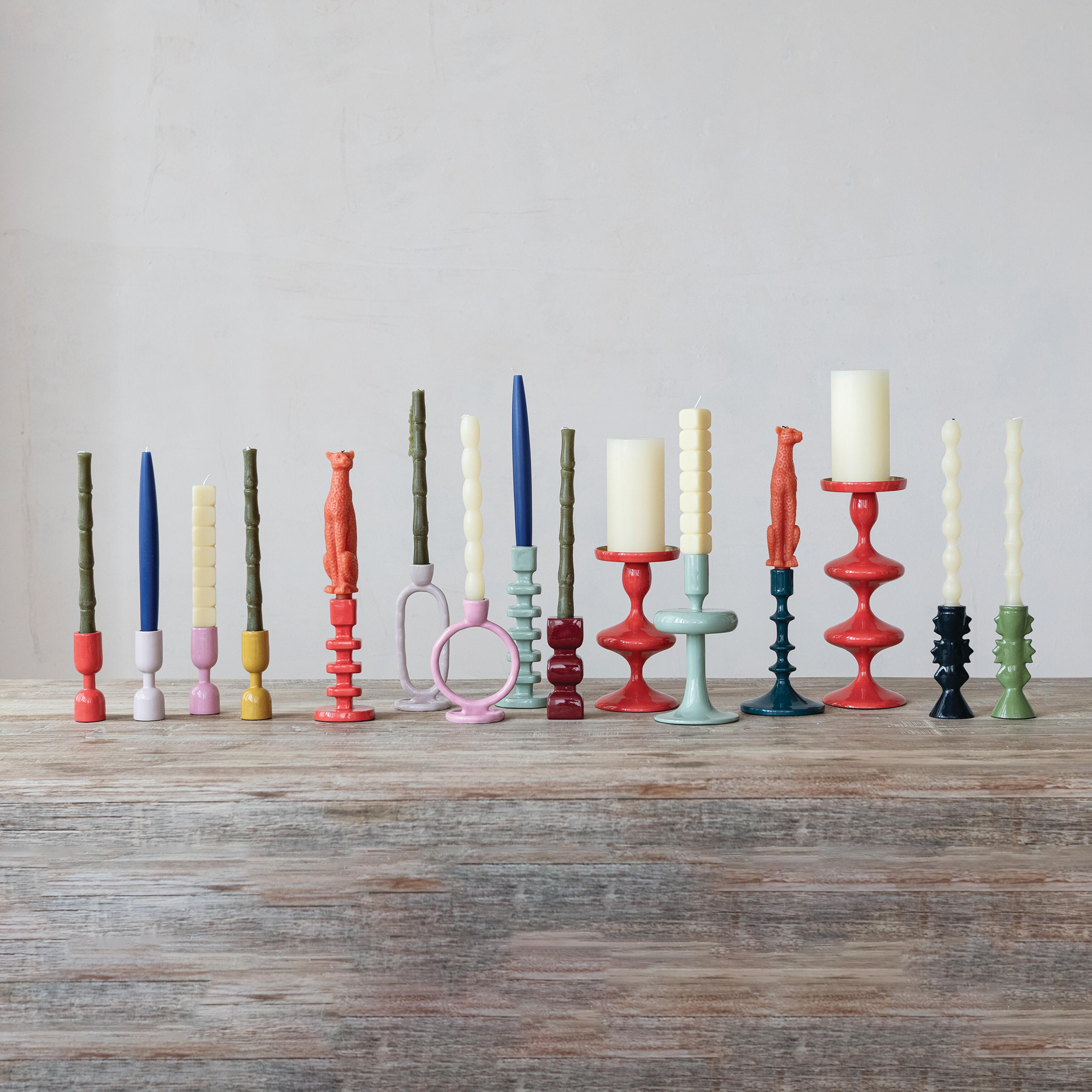 Storied Home Vibrant Taper Candle Holder, , rollover