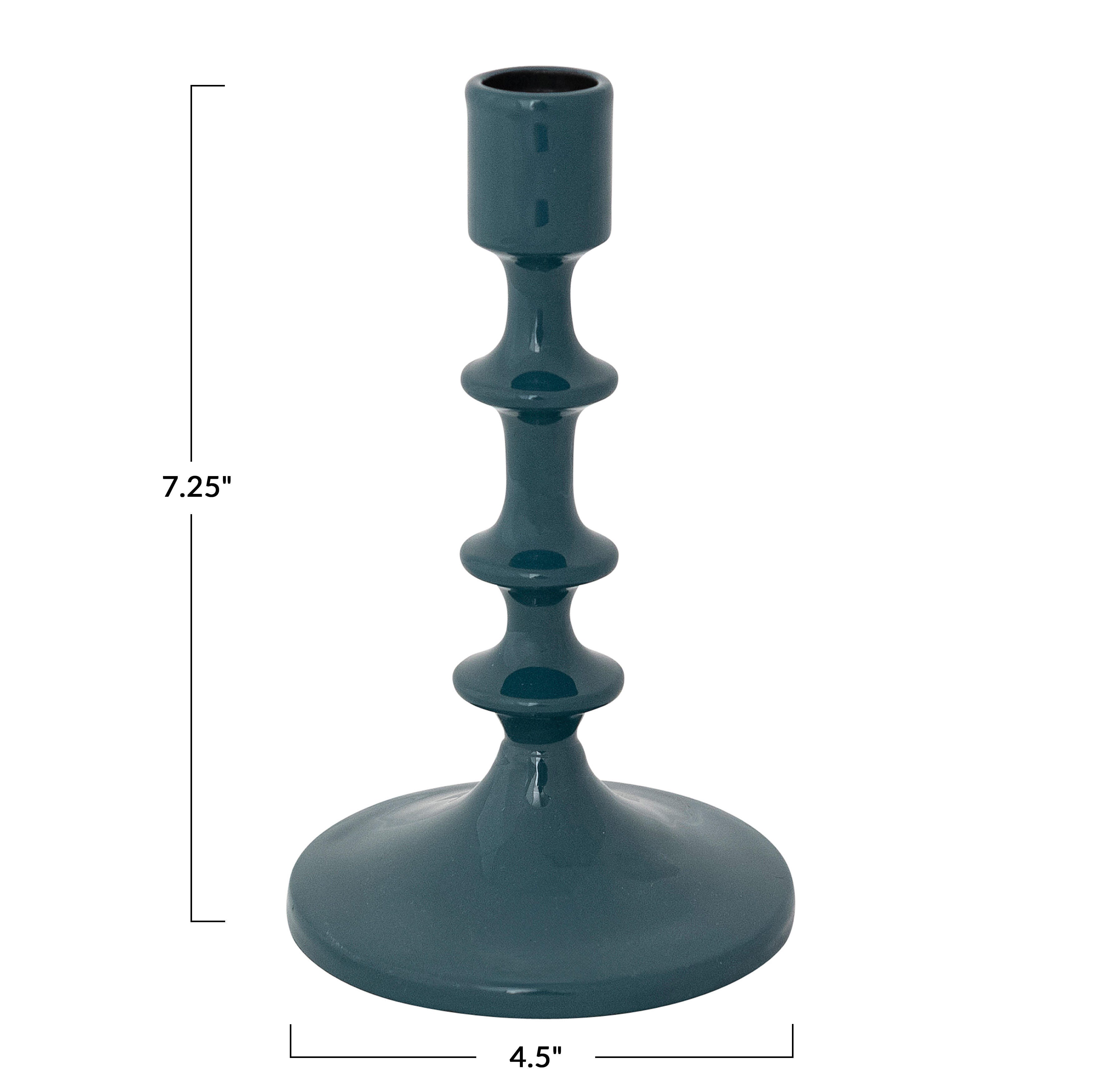 Storied Home Vibrant Taper Candle Holder, , large