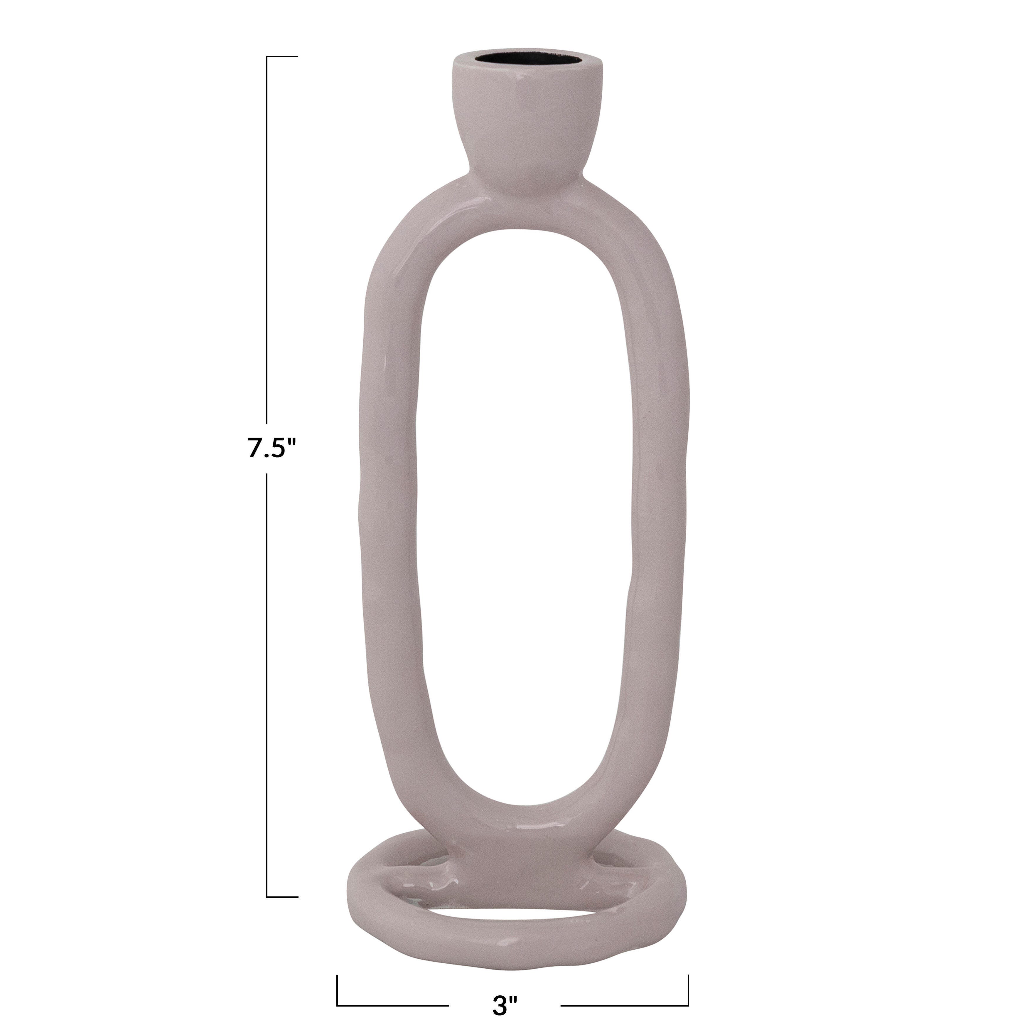 Storied Home Oval Shapped Taper Holder, , large