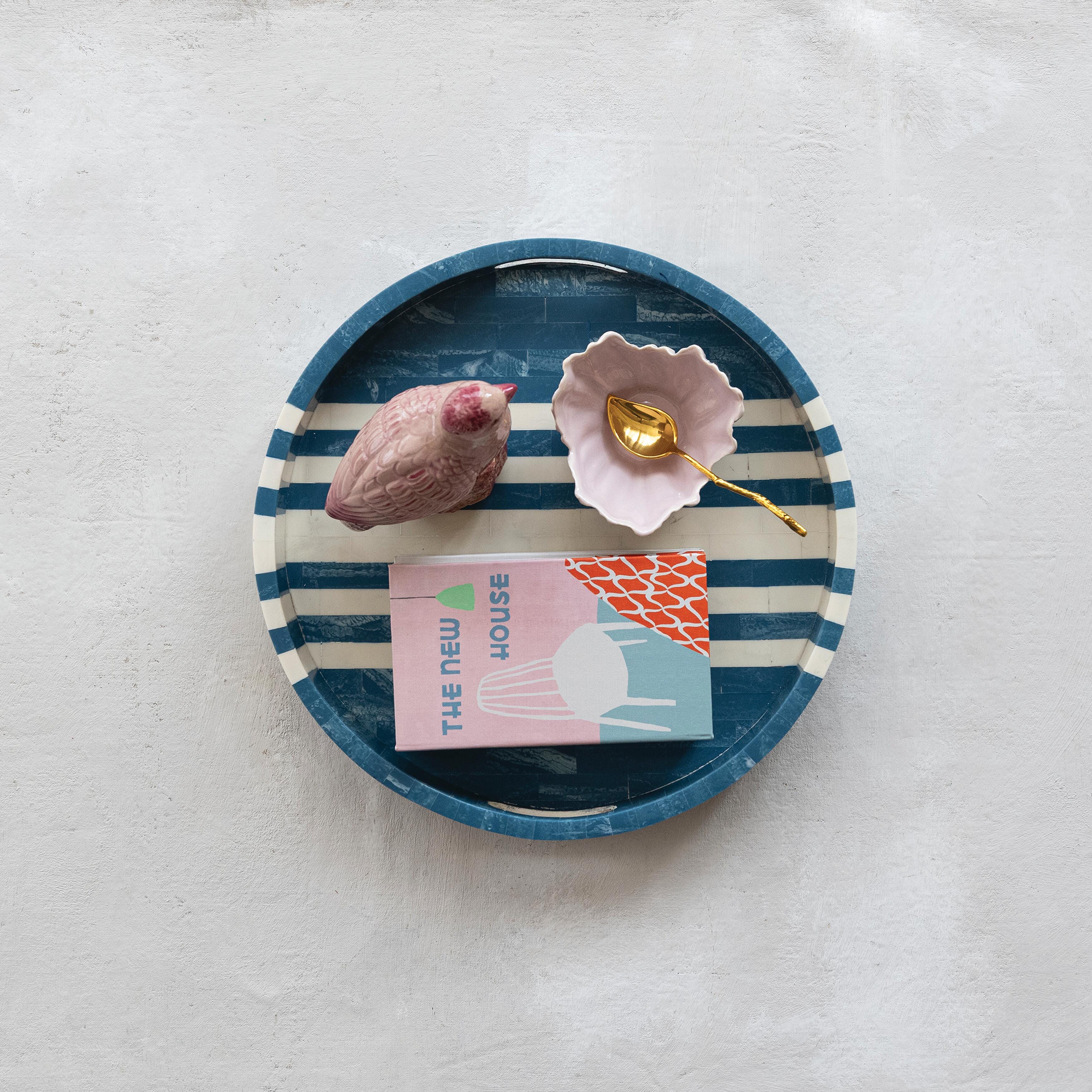 Storied Home Round Tray, , rollover