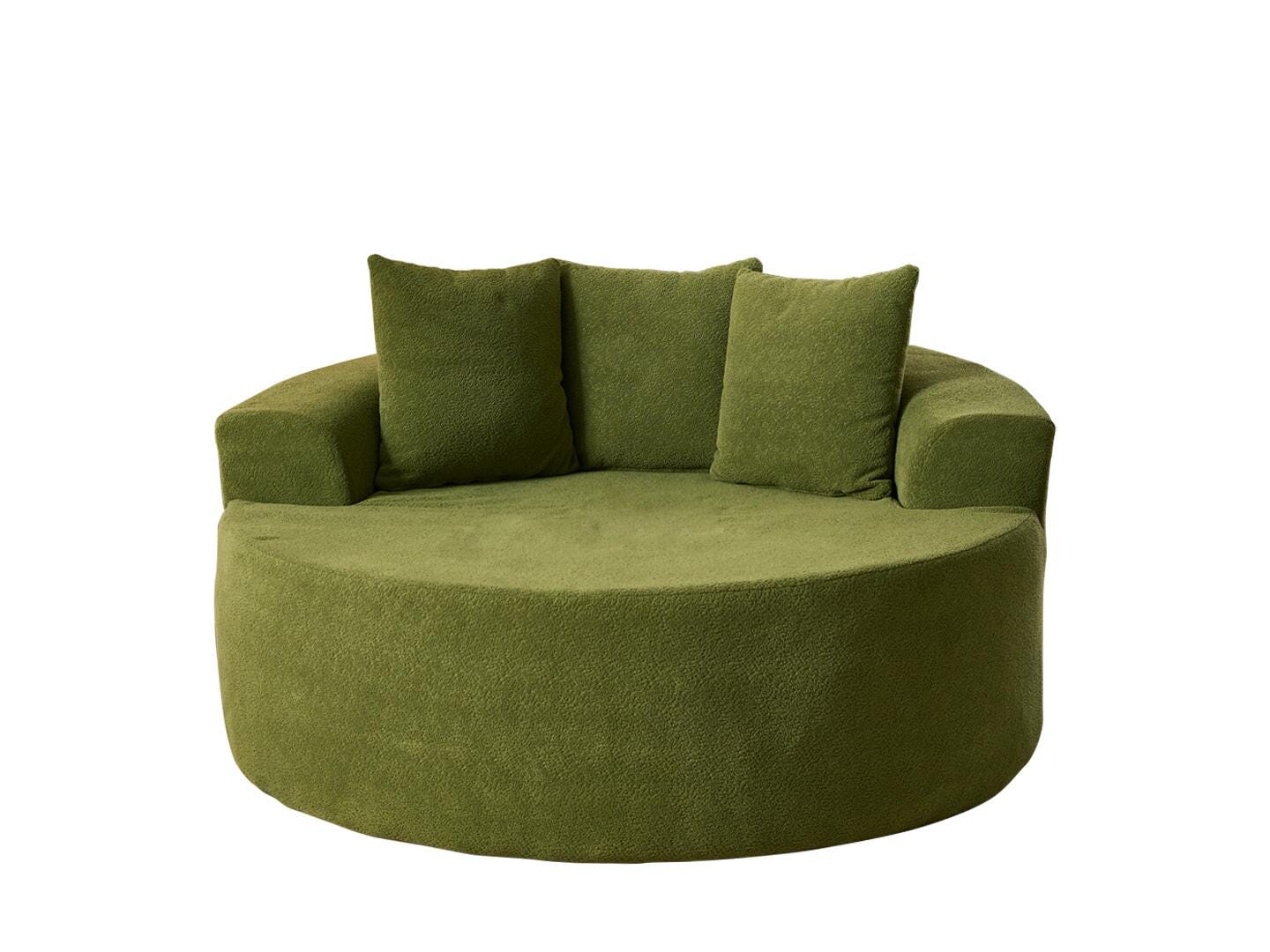 HOMLUX Solid Oversized Accent Chair, , large