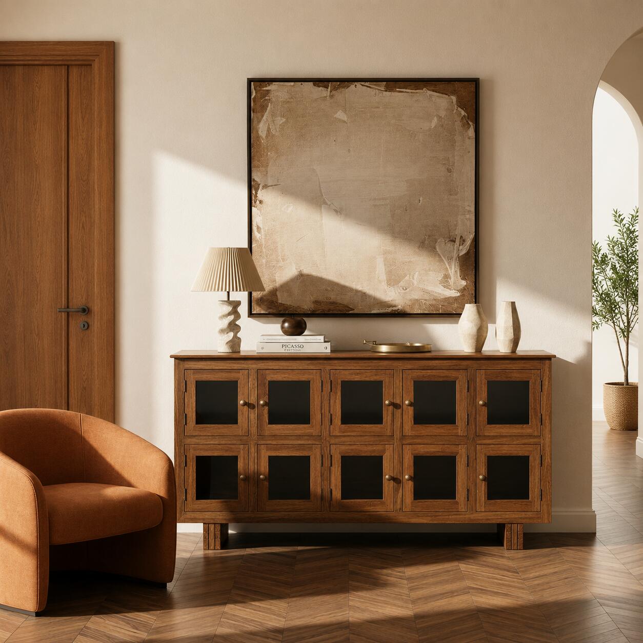 Storied Home 15" Accent Cabinet, , rollover