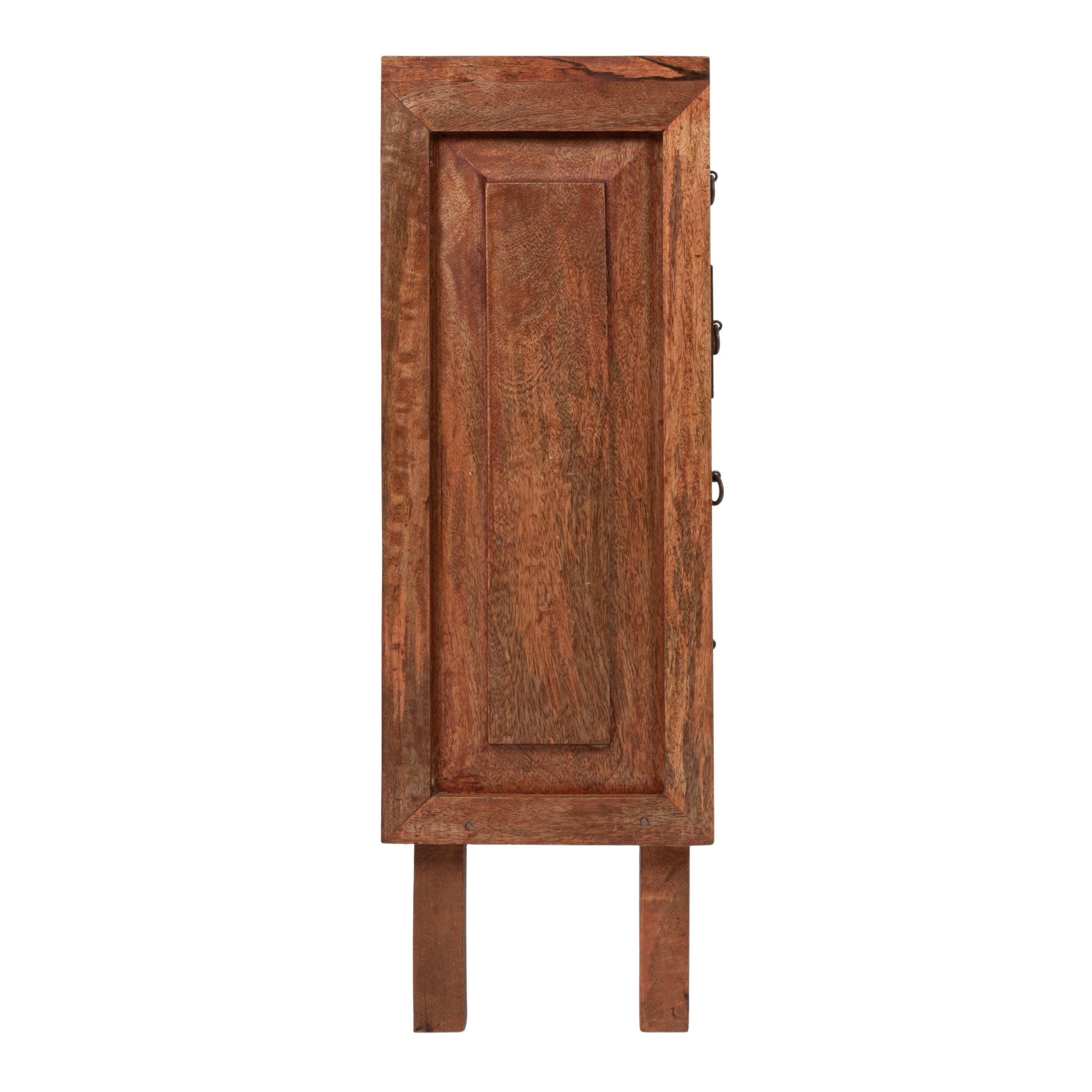 Storied Home Apothecary 32" Accent Cabinet, Natural, large