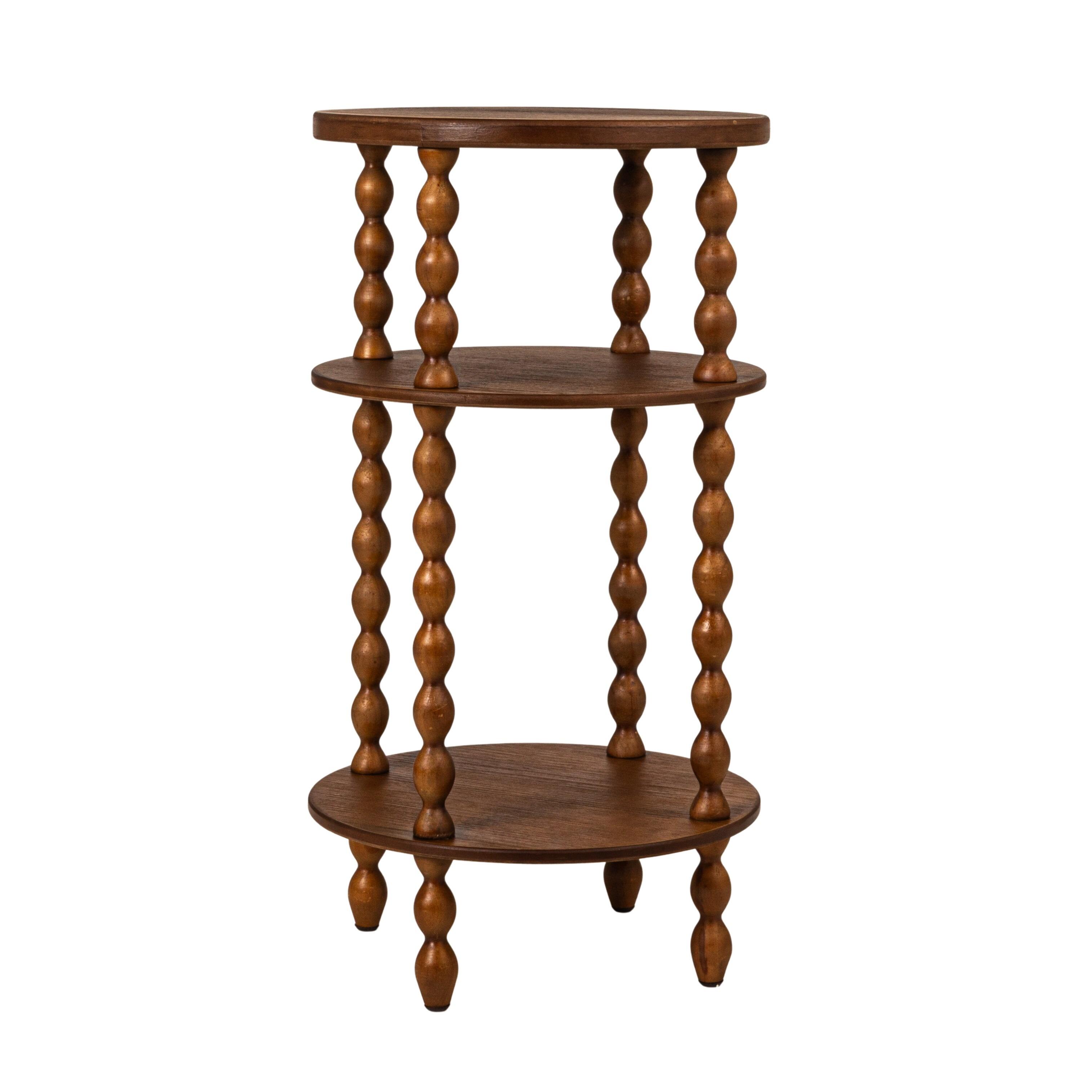 Storied Home Round Accent Table, , large
