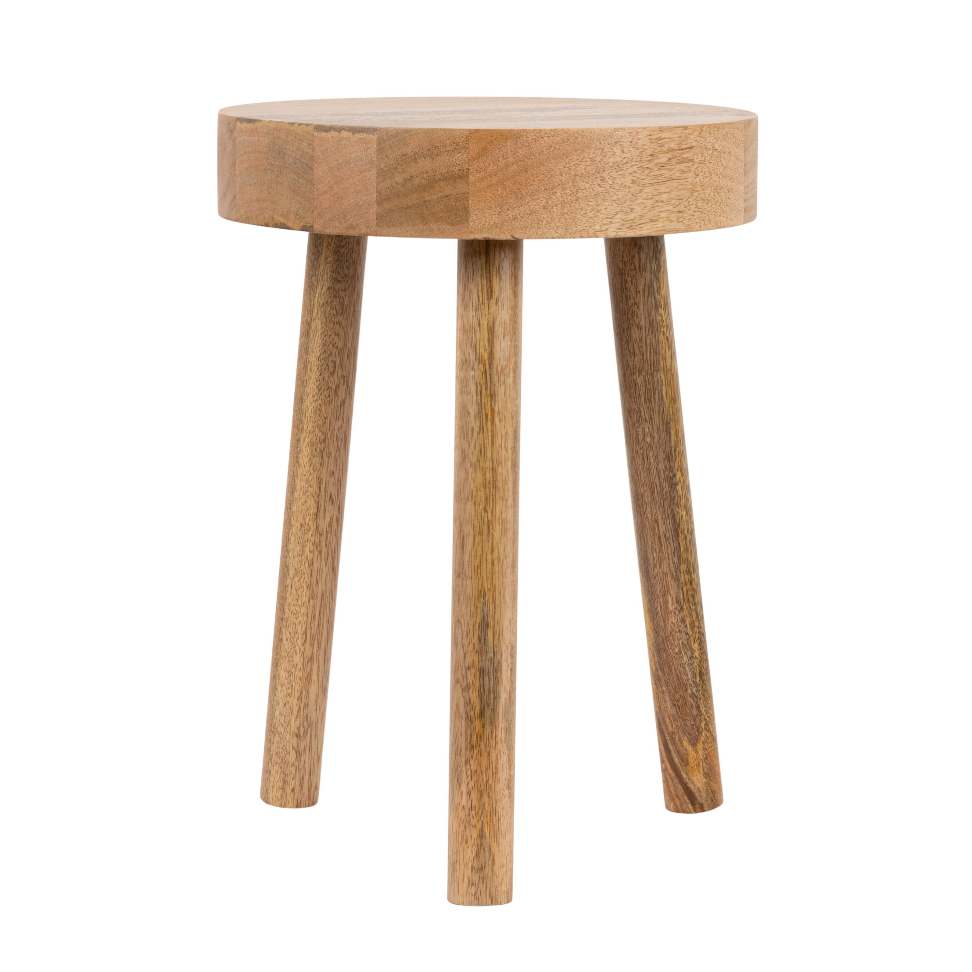 Storied Home Solid Stool, , large