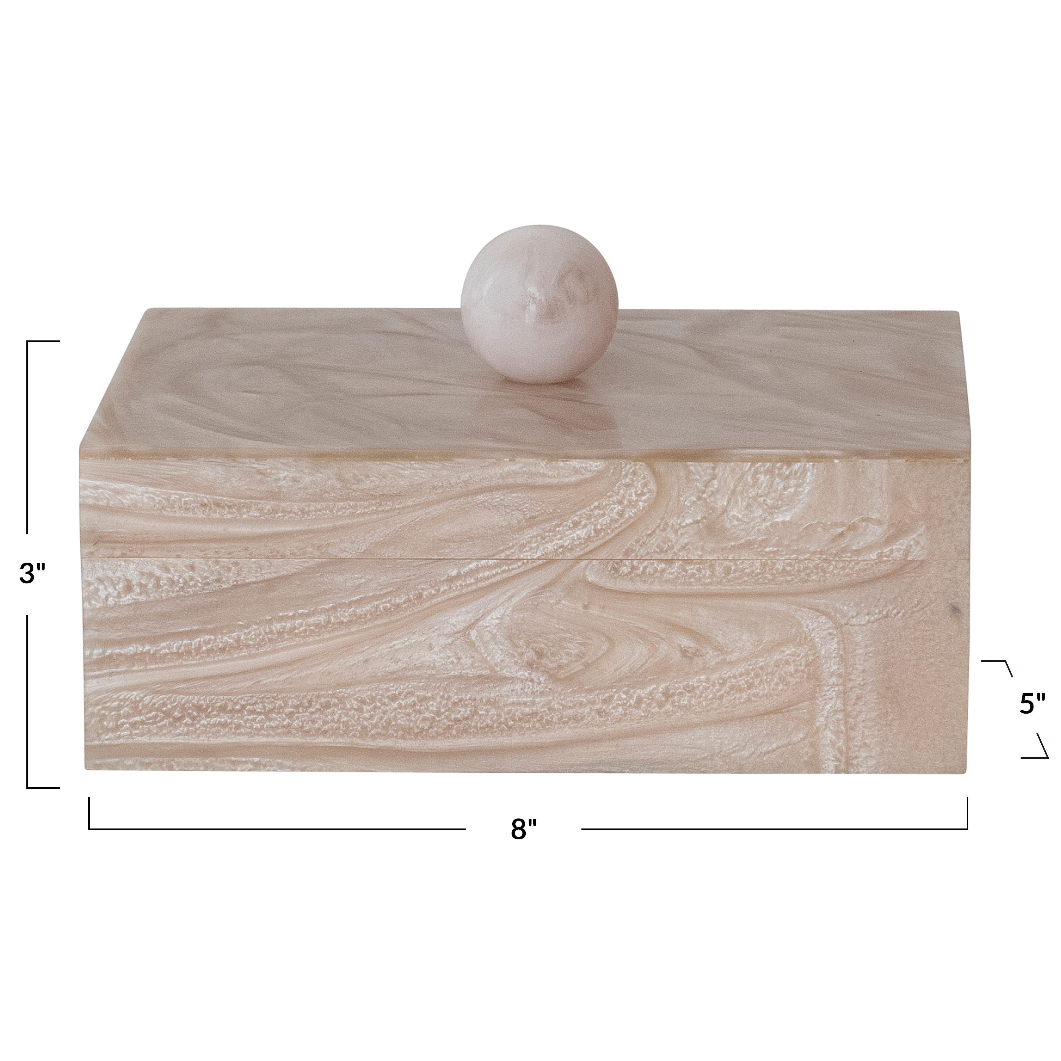 Storied Home Solid Decorative Box, , large