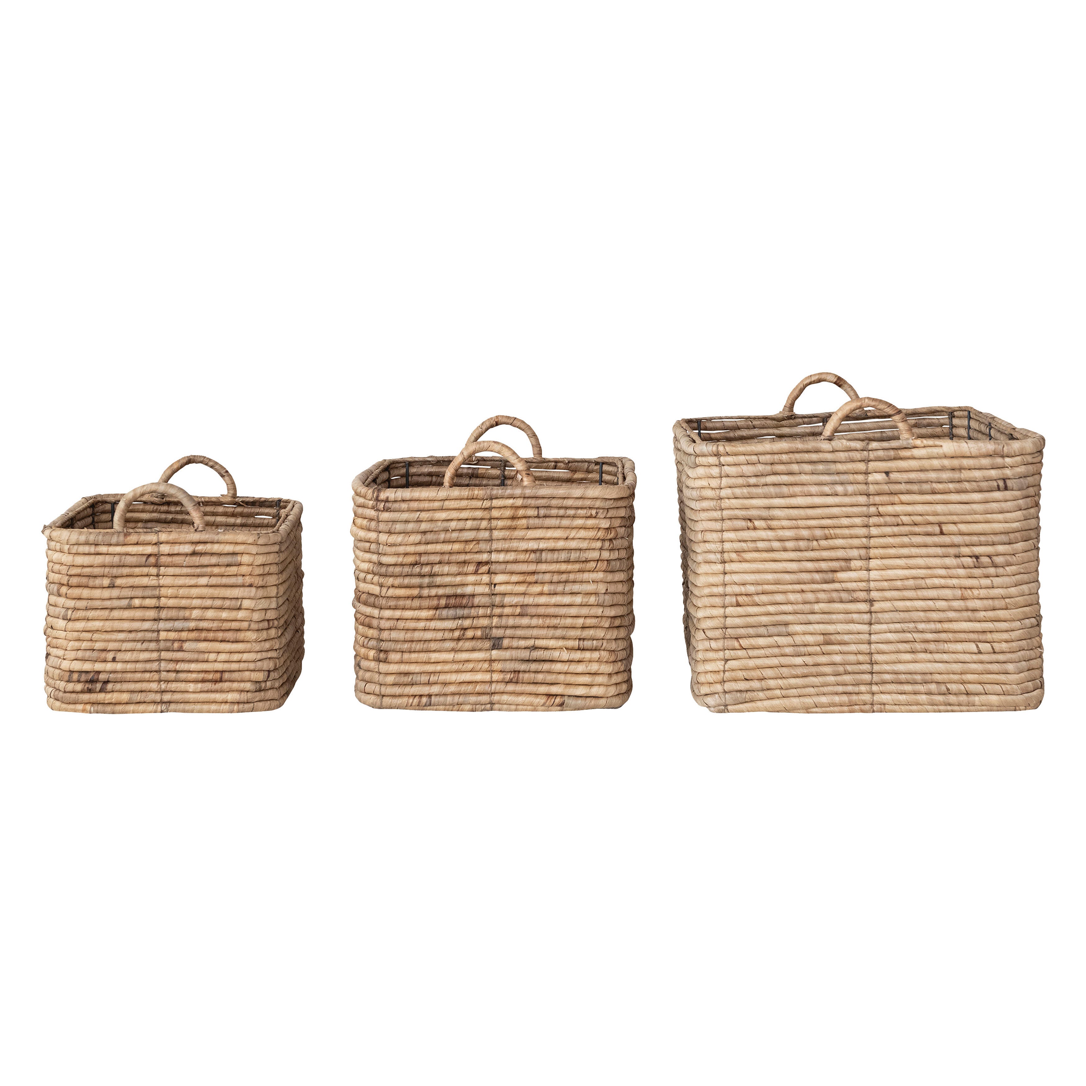 Storied Home Rectangular Storage Basket (Set of 3), , large