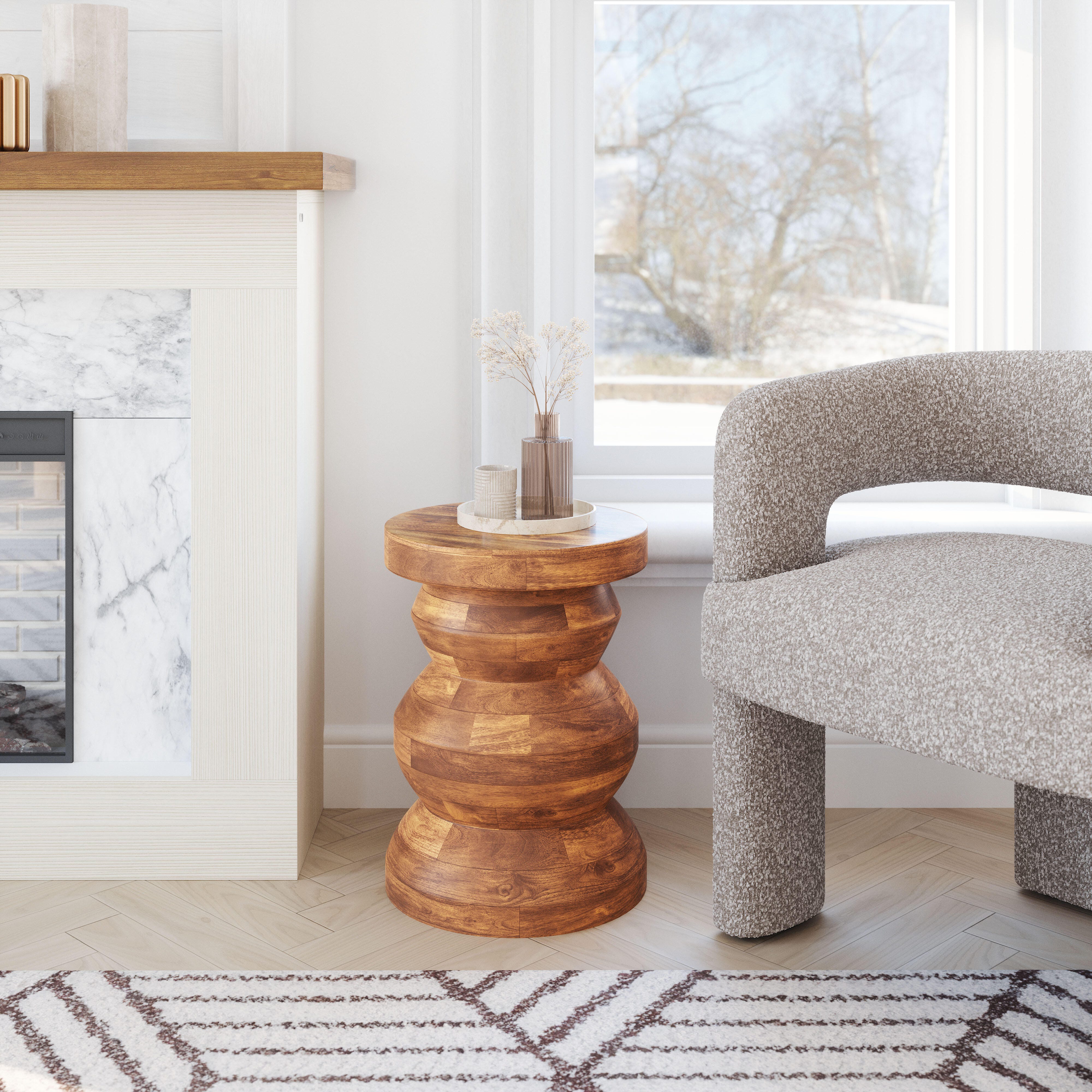 Erika Home Kerala Side Table, , rollover