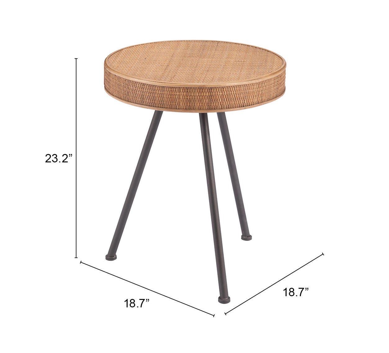Erika Home Stuart Side Table, , large