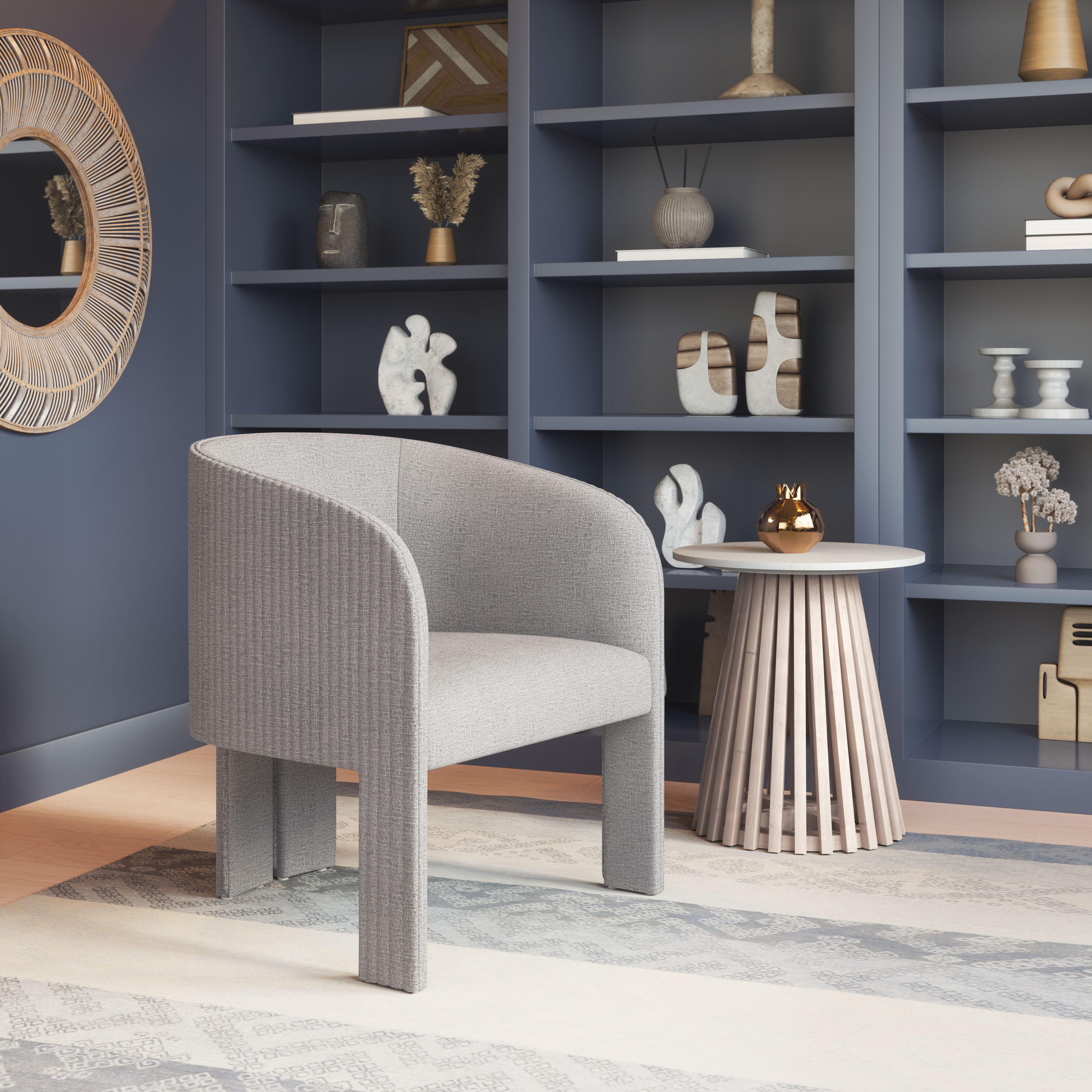 Erika Home Hull Accent Chair, Slate Gray, rollover