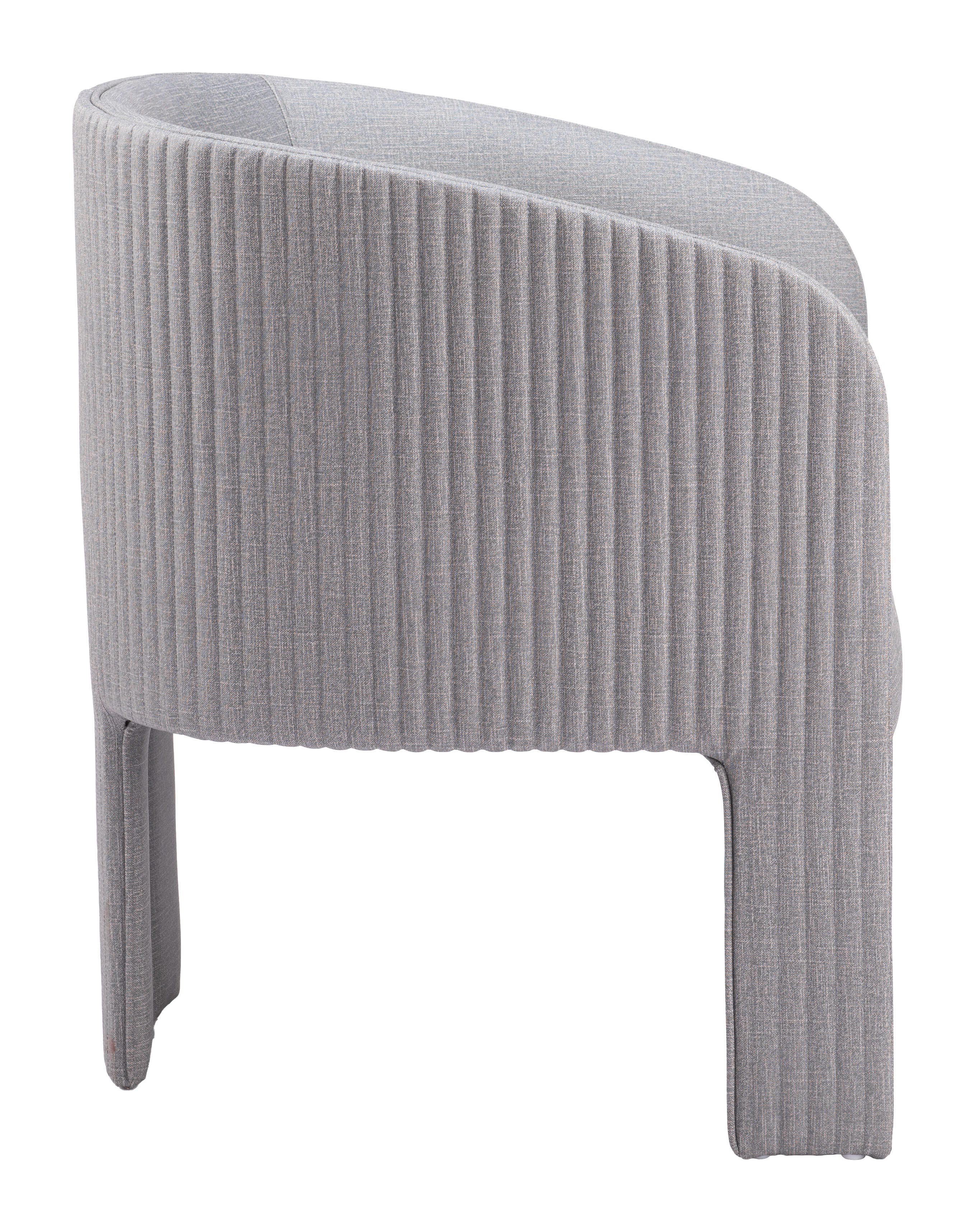 Erika Home Hull Accent Chair, Slate Gray, large