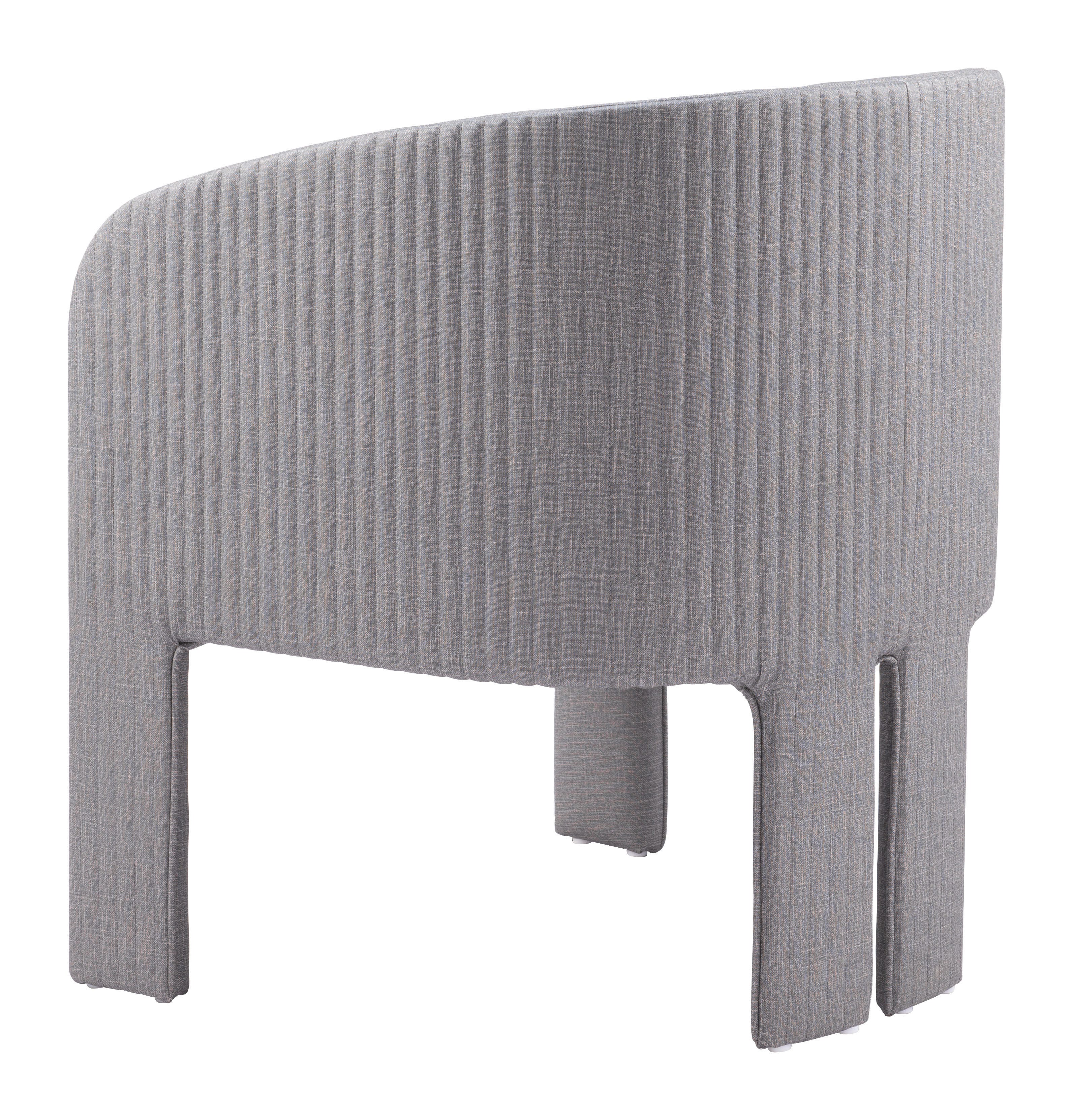 Erika Home Hull Accent Chair, Slate Gray, large