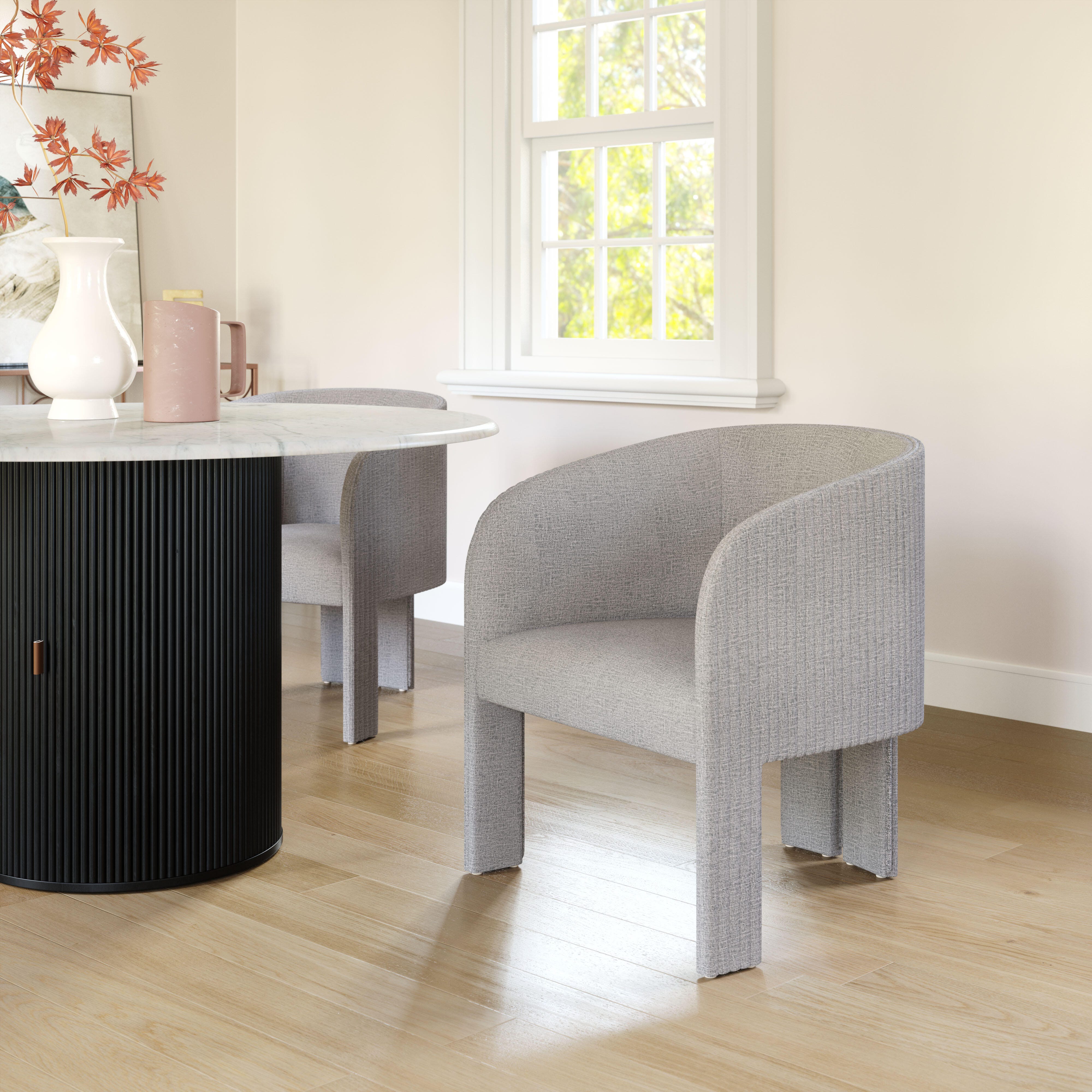 Erika Home Hull Accent Chair, Slate Gray, large