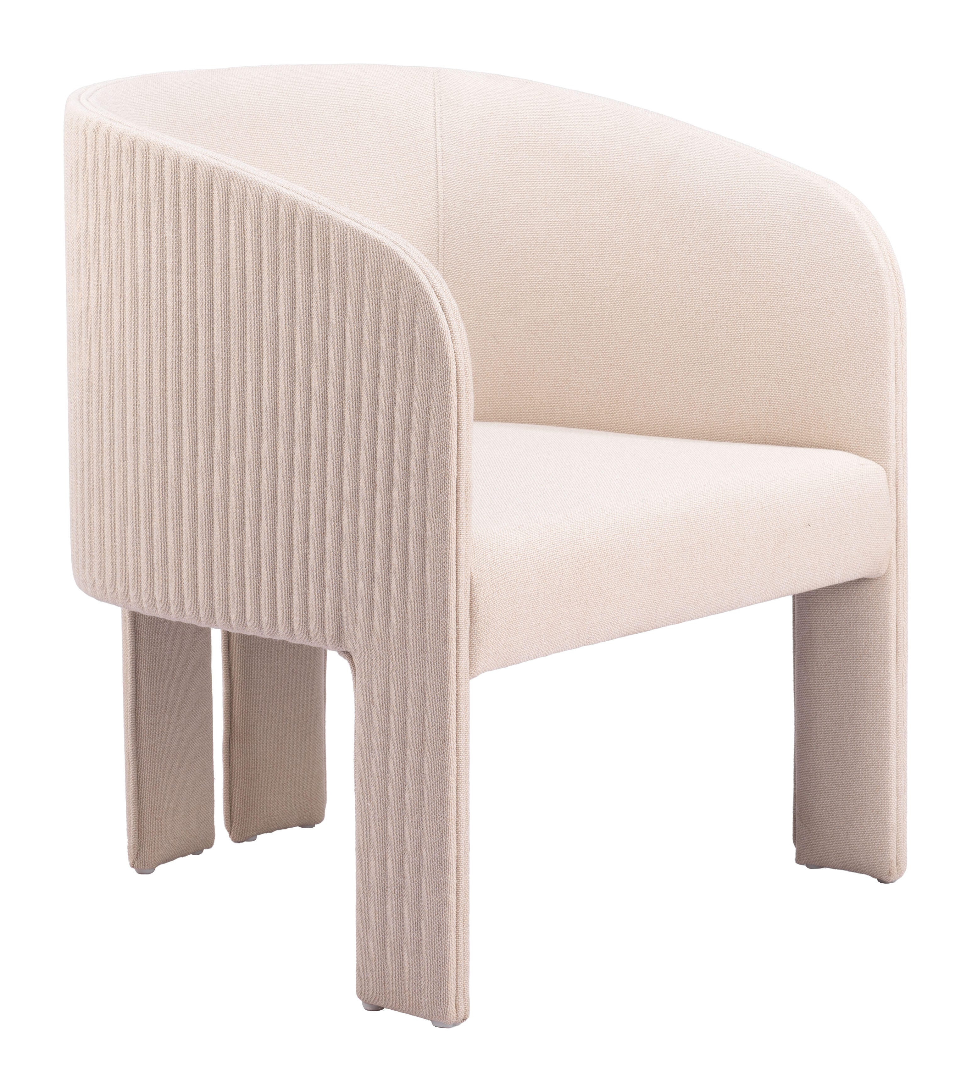 Erika Home Hull Accent Chair, Beige, large