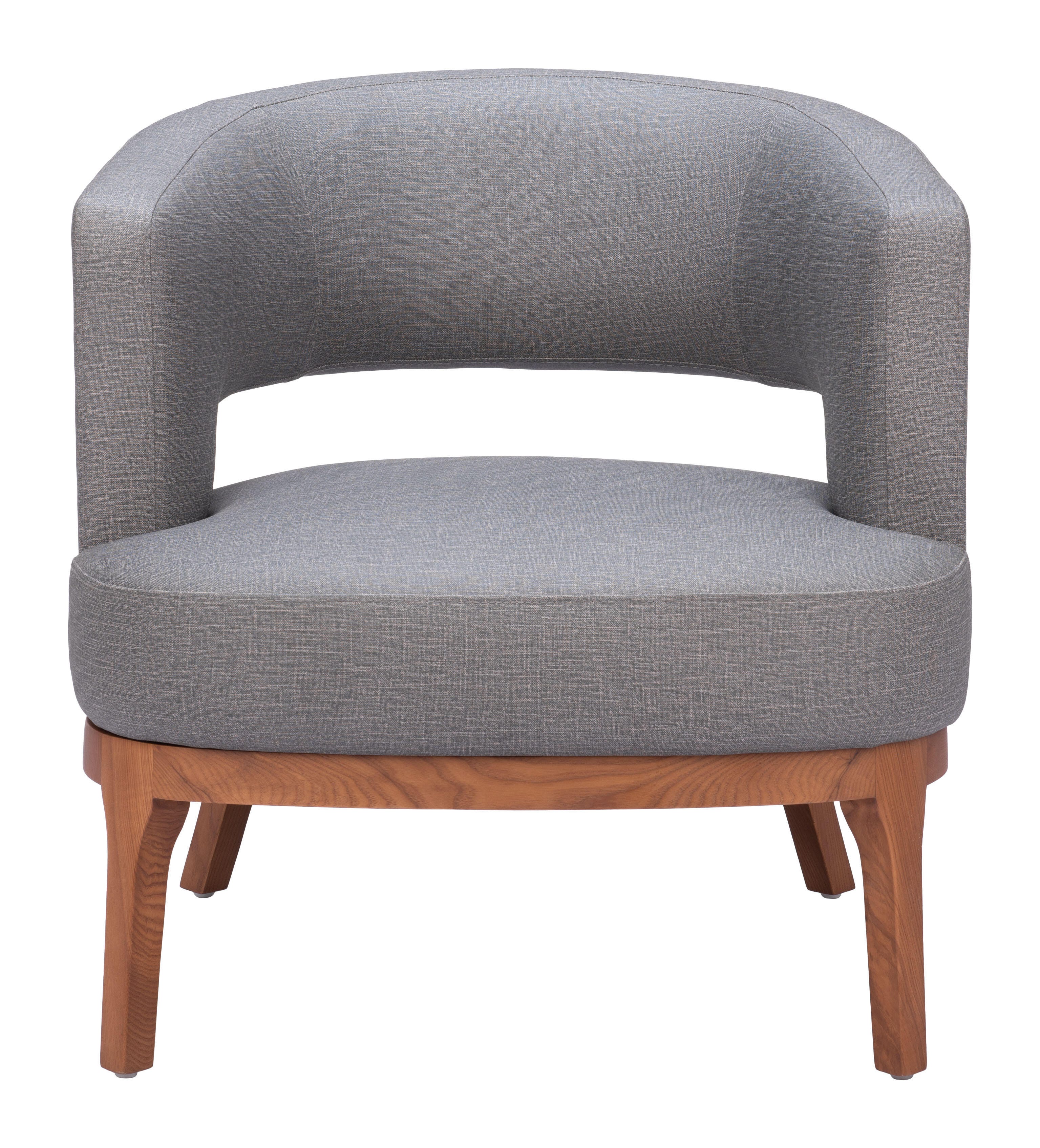 Erika Home Penryn Accent Chair, Slate Gray, large