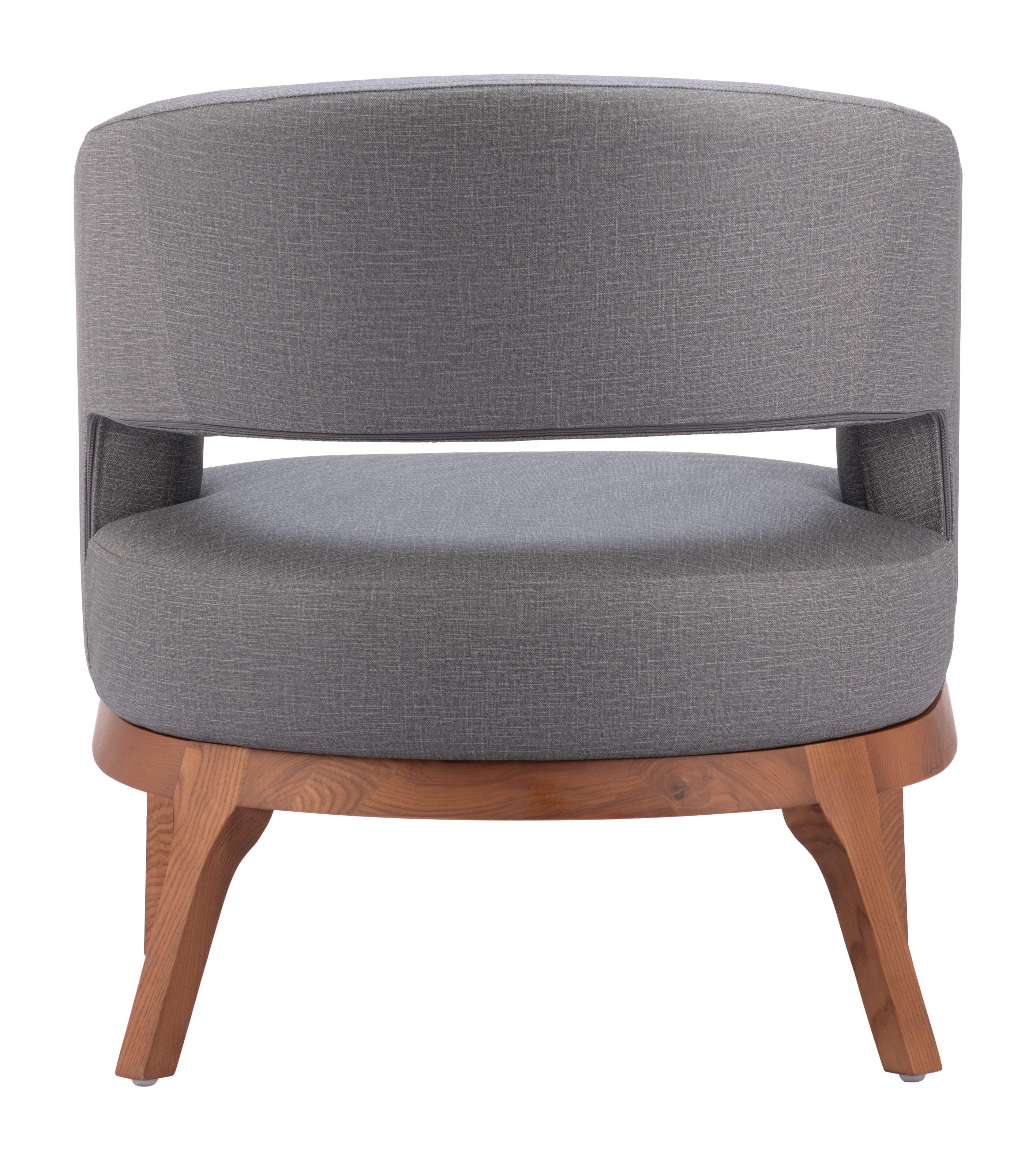 Erika Home Penryn Accent Chair, Slate Gray, large