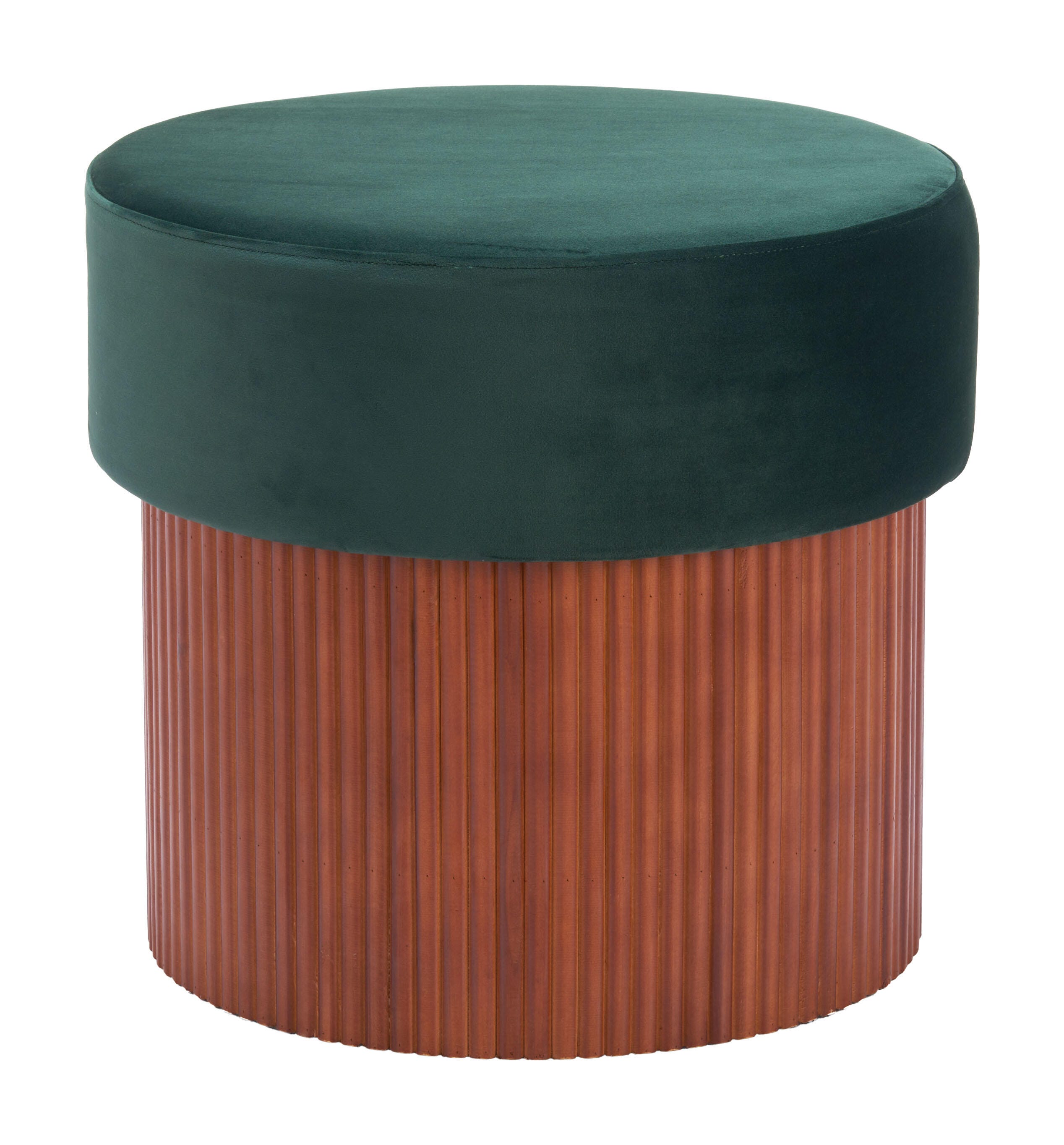 Erika Home Boto Solid Storage Ottoman, , large