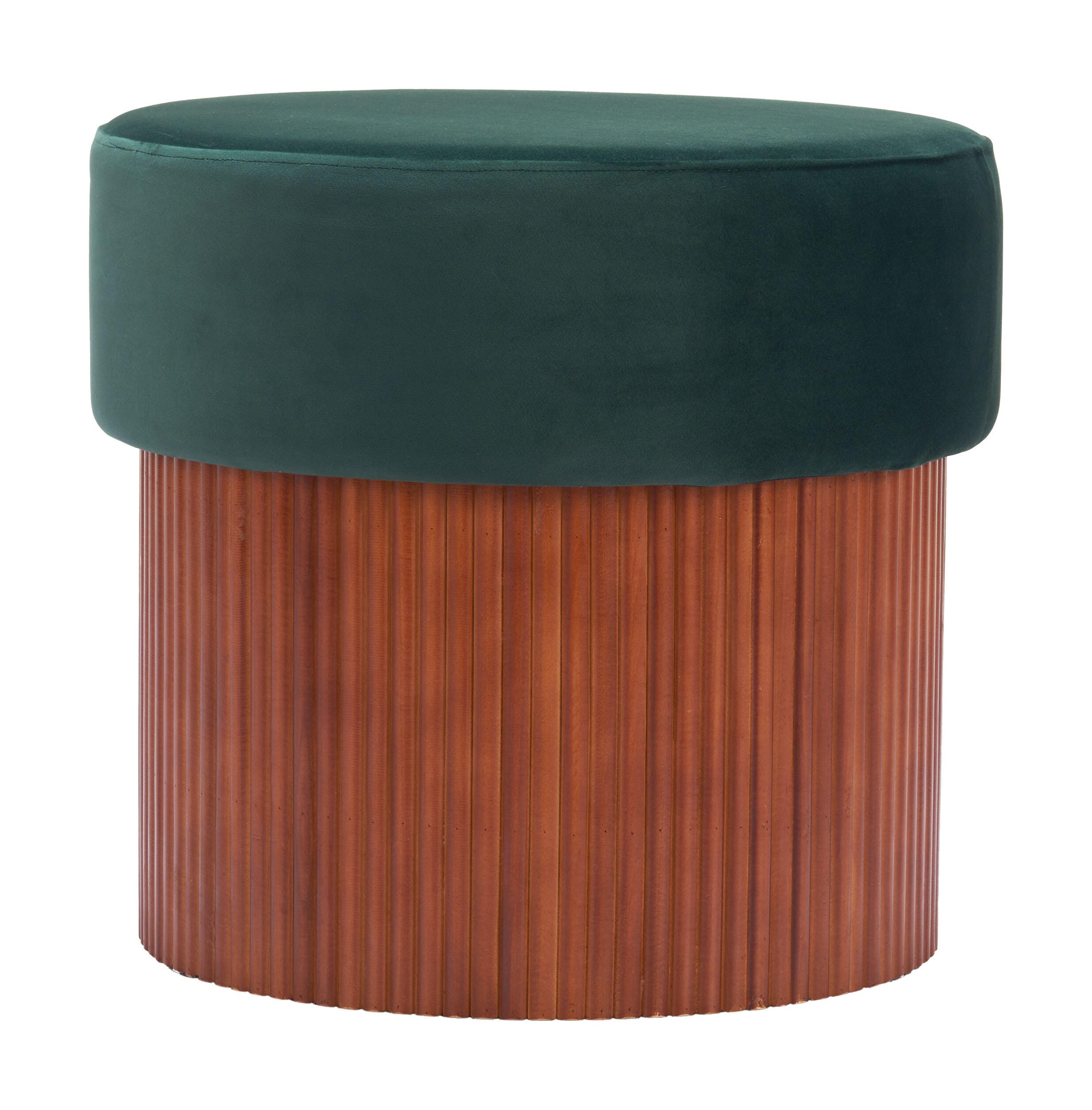 Erika Home Boto Solid Storage Ottoman, , large
