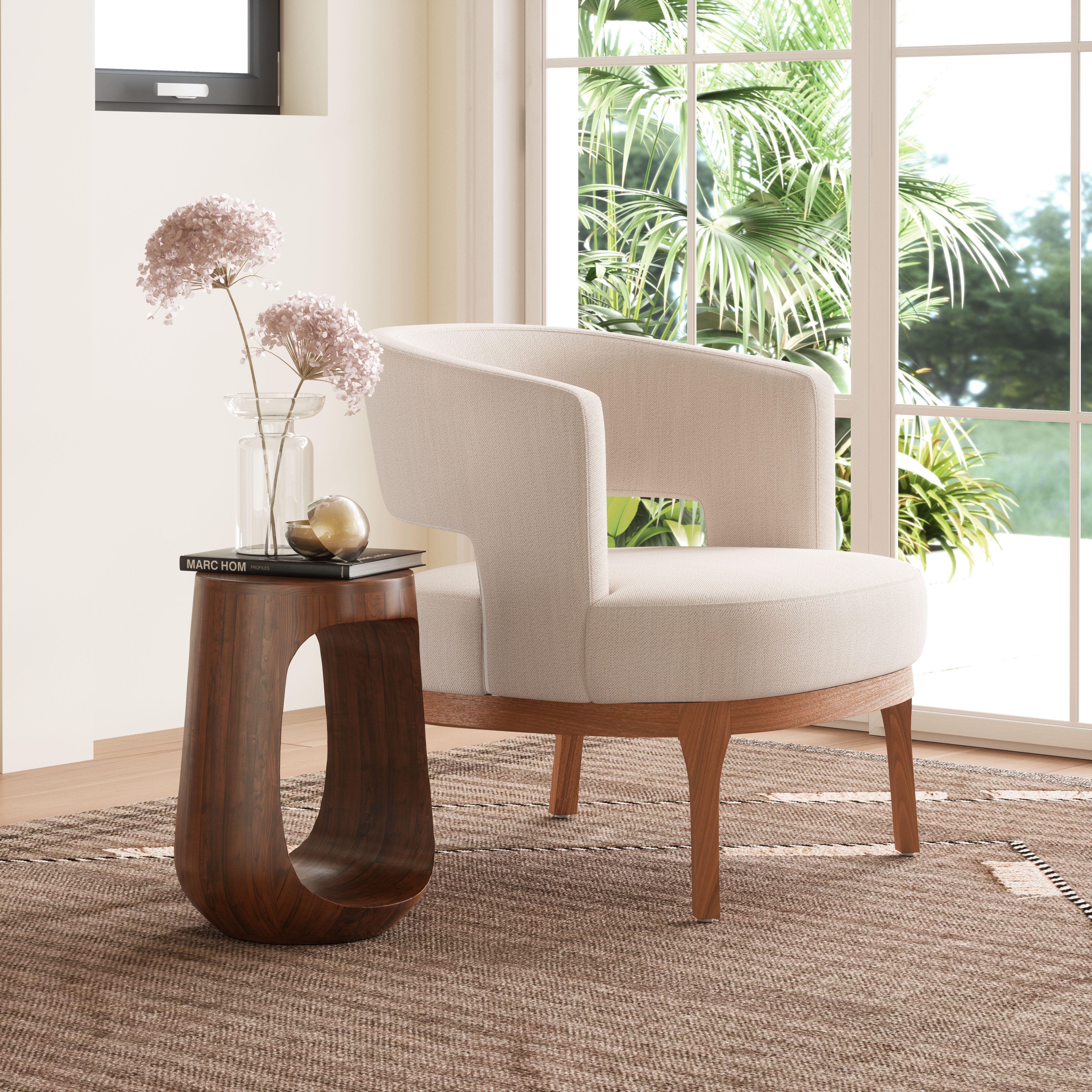 Erika Home Okno Side Table, , rollover