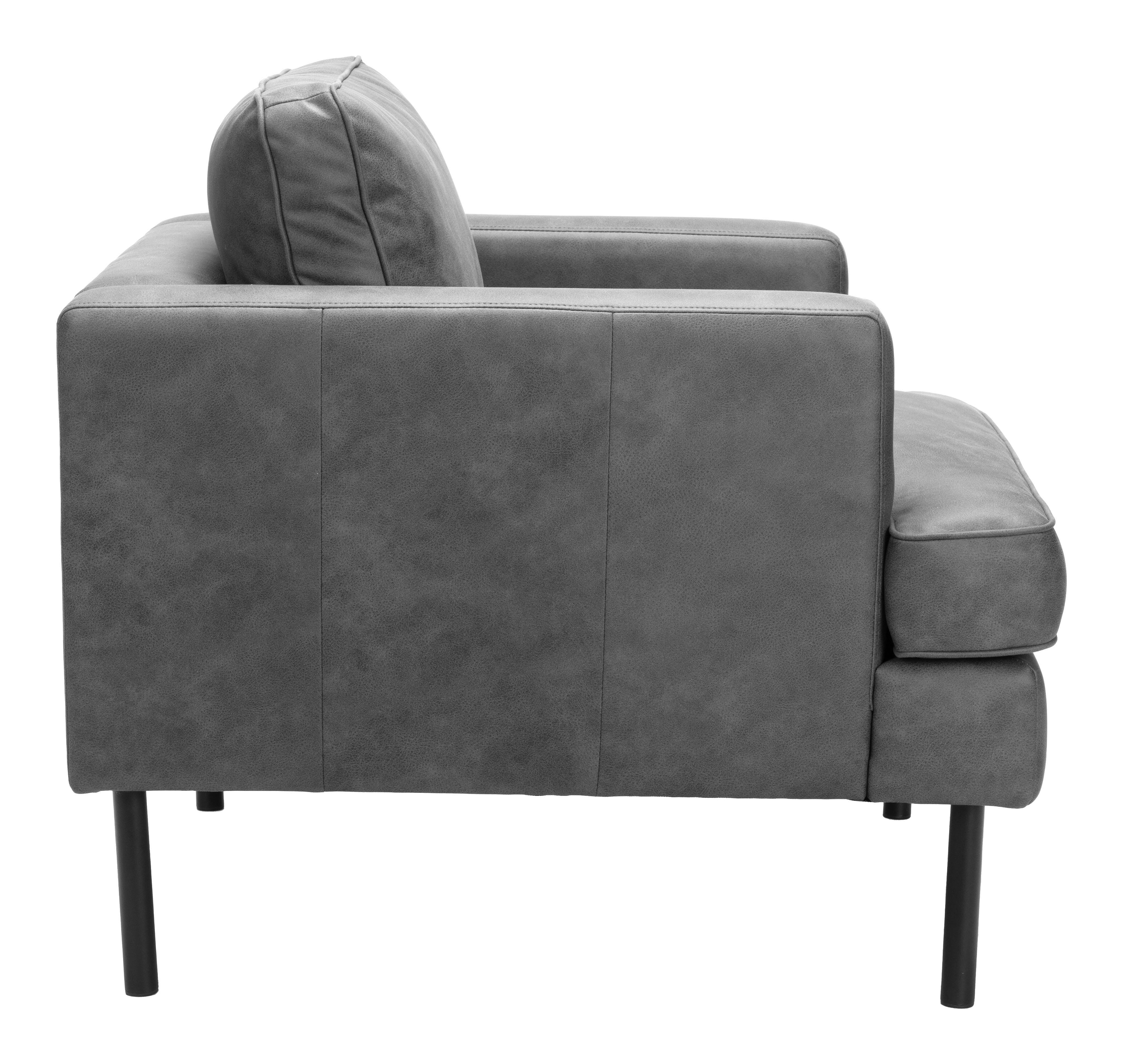 Erika Home Decade Accent Chair, Vintage Gray, large